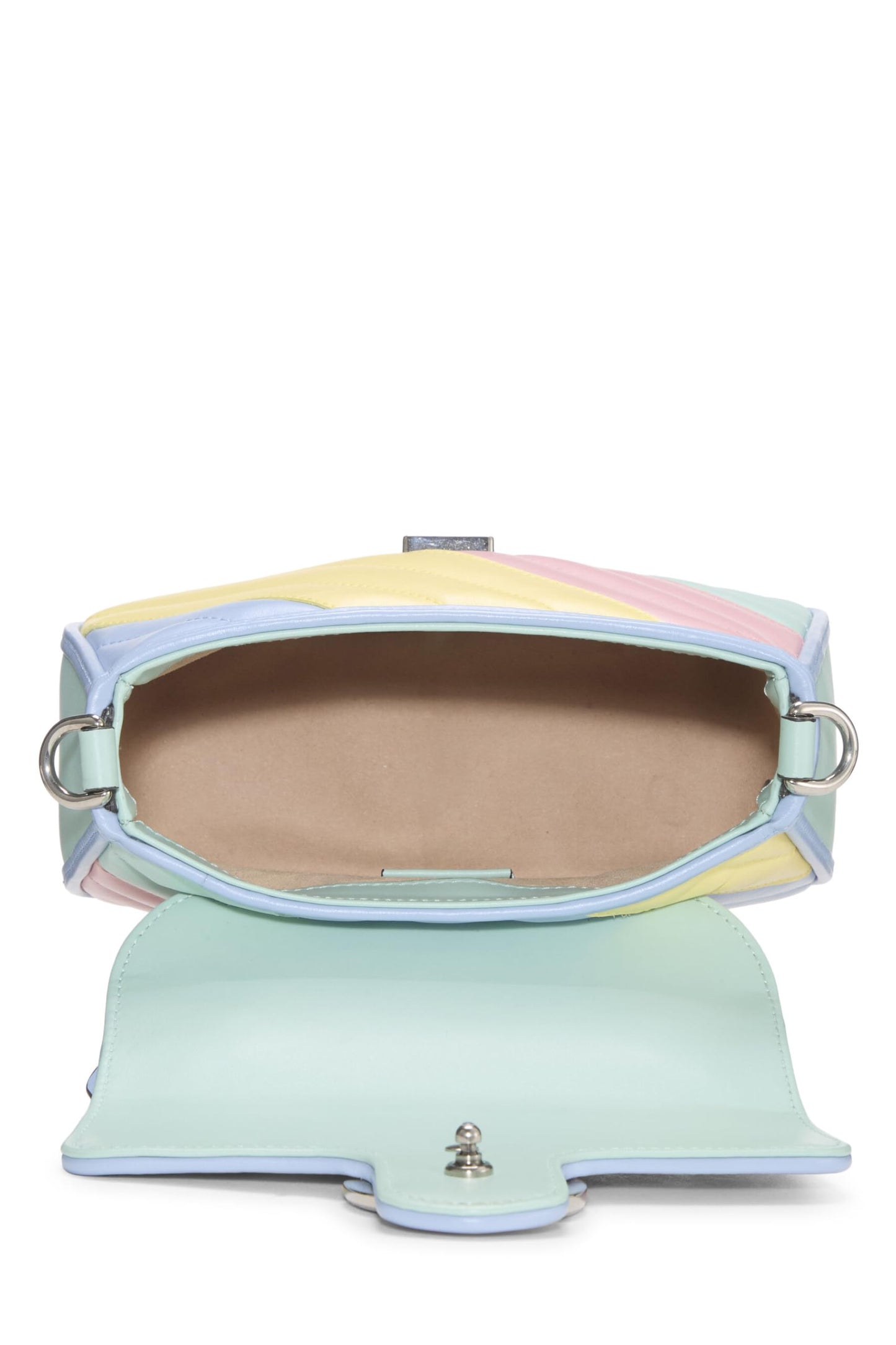 Gucci, Multicolor Leather Marmont Top Handle Flap Bag Mini, Multi