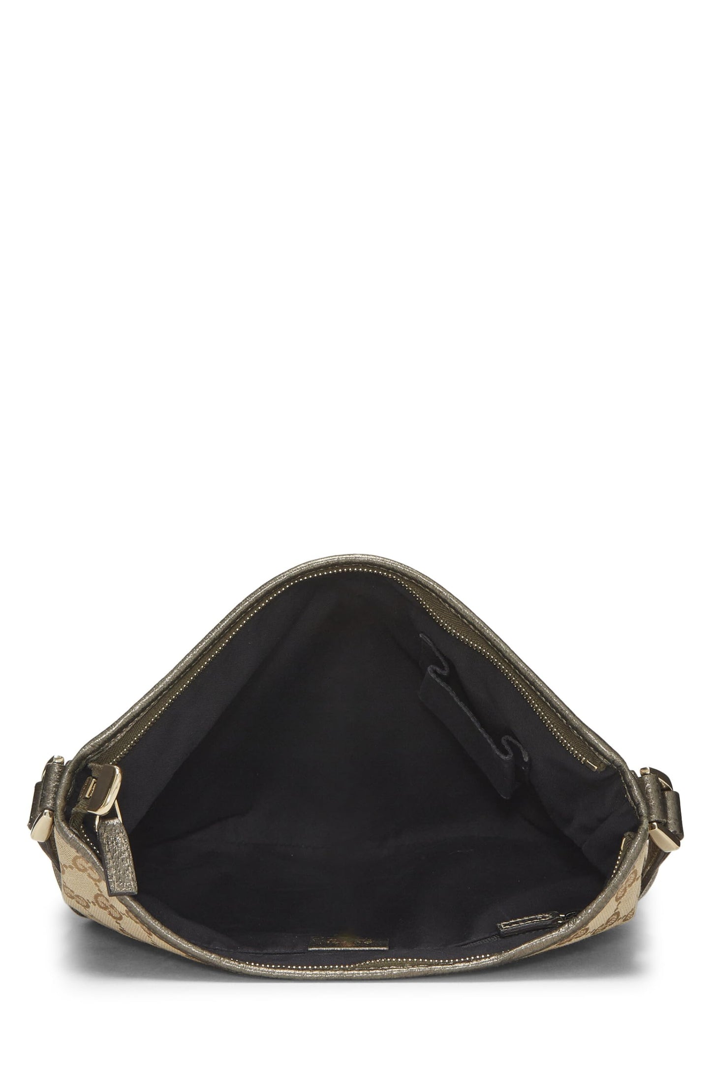 Gucci, Gold Original GG Canvas Abbey Messenger, Gold