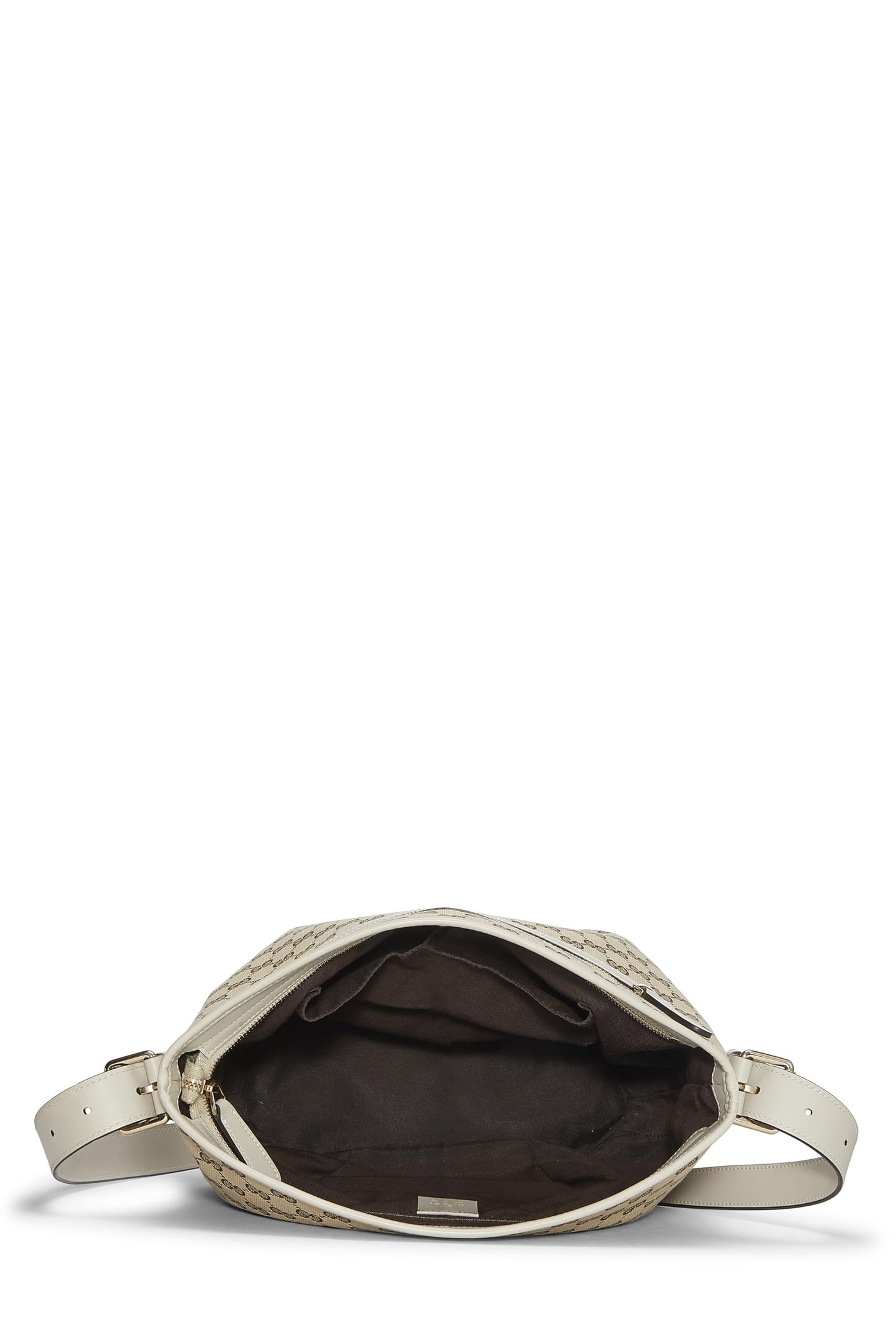 Gucci, Original GG Canvas Zip Pocket Crossbody Large, White