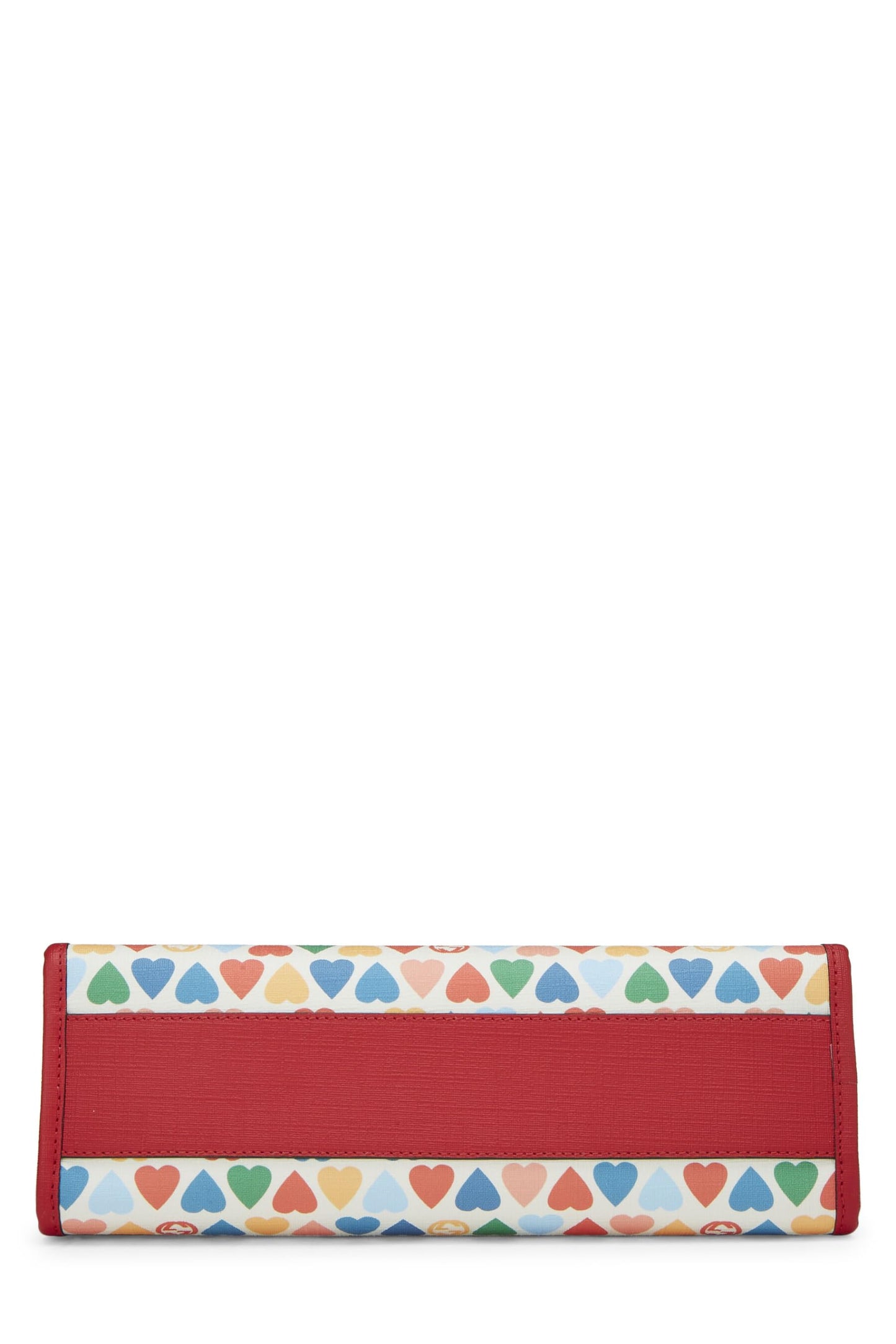 Gucci, Multicolored Heart Coated Canvas Kids Tote, Multi