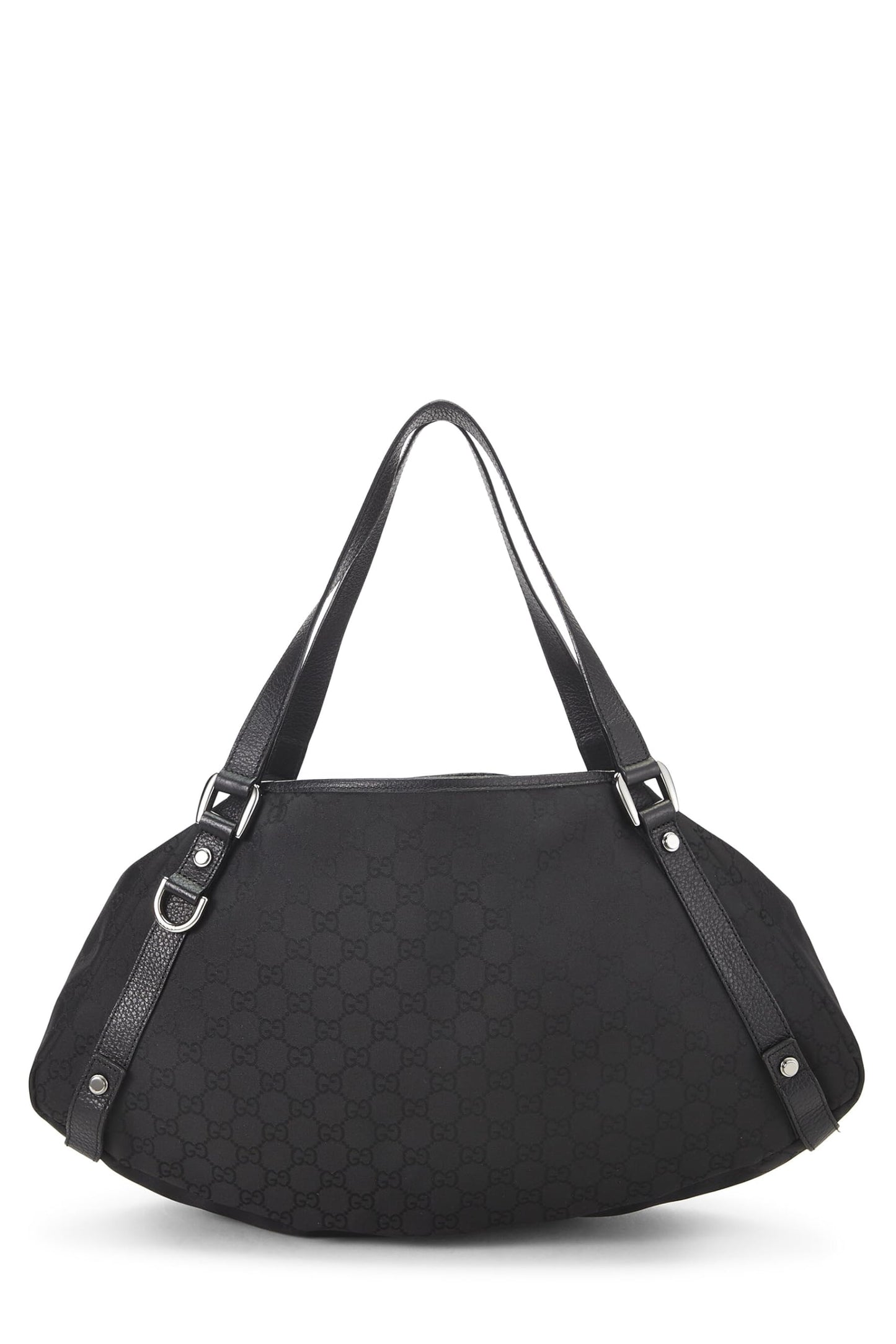 Gucci, Black Original GG Nylon Abbey Tote, Black