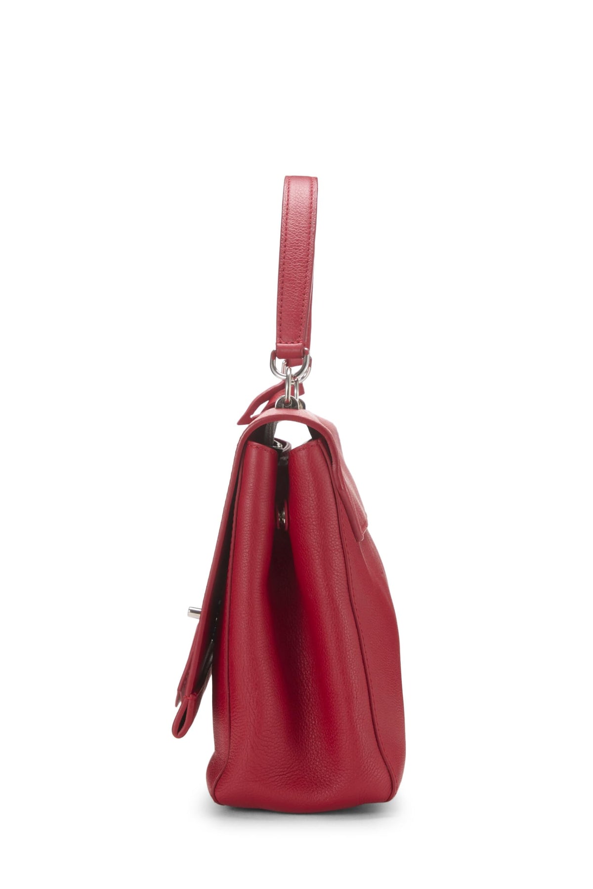 Louis Vuitton,  Red Leather Lockme II, Red