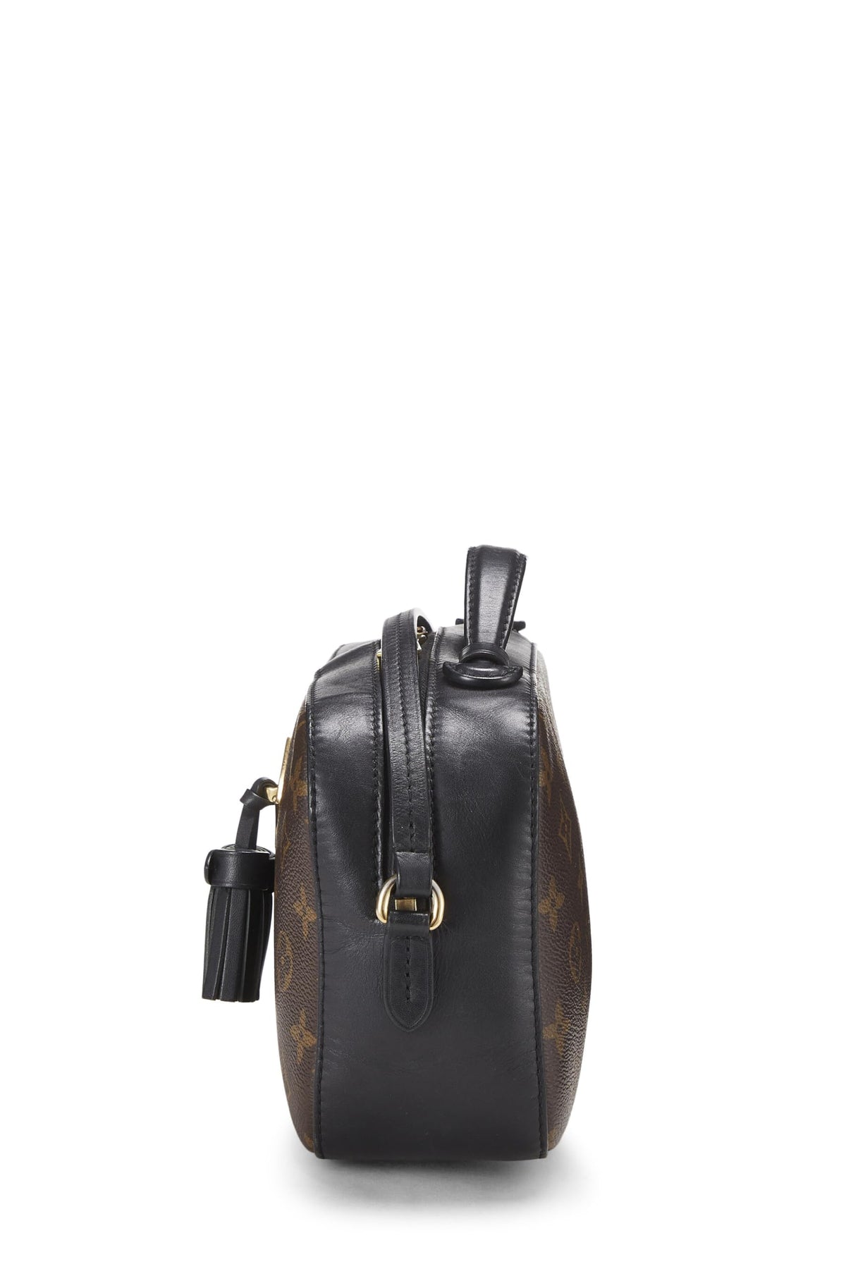 Louis Vuitton,  Black Monogram Canvas Saintonge, Black