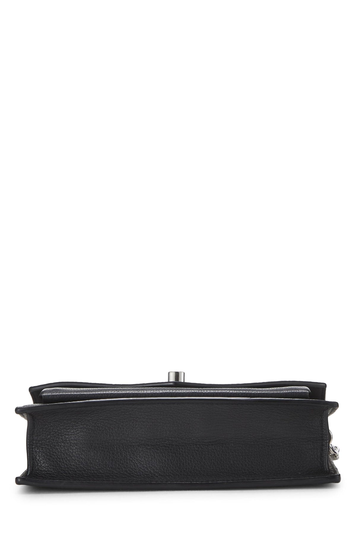 Louis Vuitton,  Black Leather My Lockme Chain Bag BB, Black