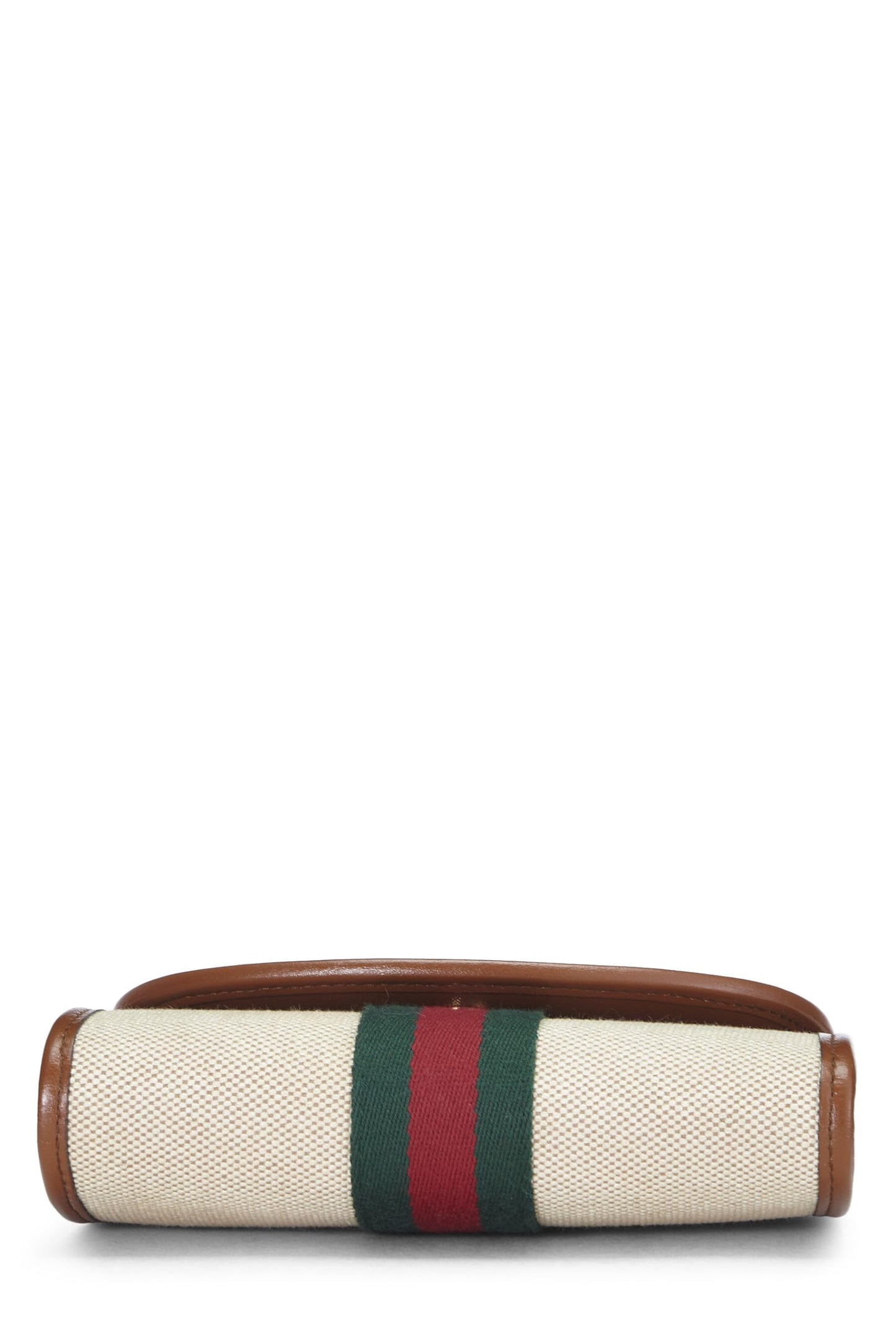 Gucci, Brown Canvas Rajah Crossbody Bag Mini, Brown