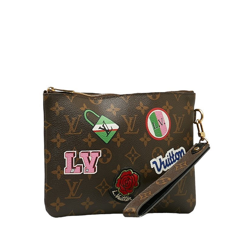 Louis Vuitton Monogram M63447 Porch PVC Brown Multicolor
