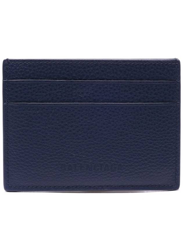 Luxury Balenciaga  FBI Print Card Wallet Navy