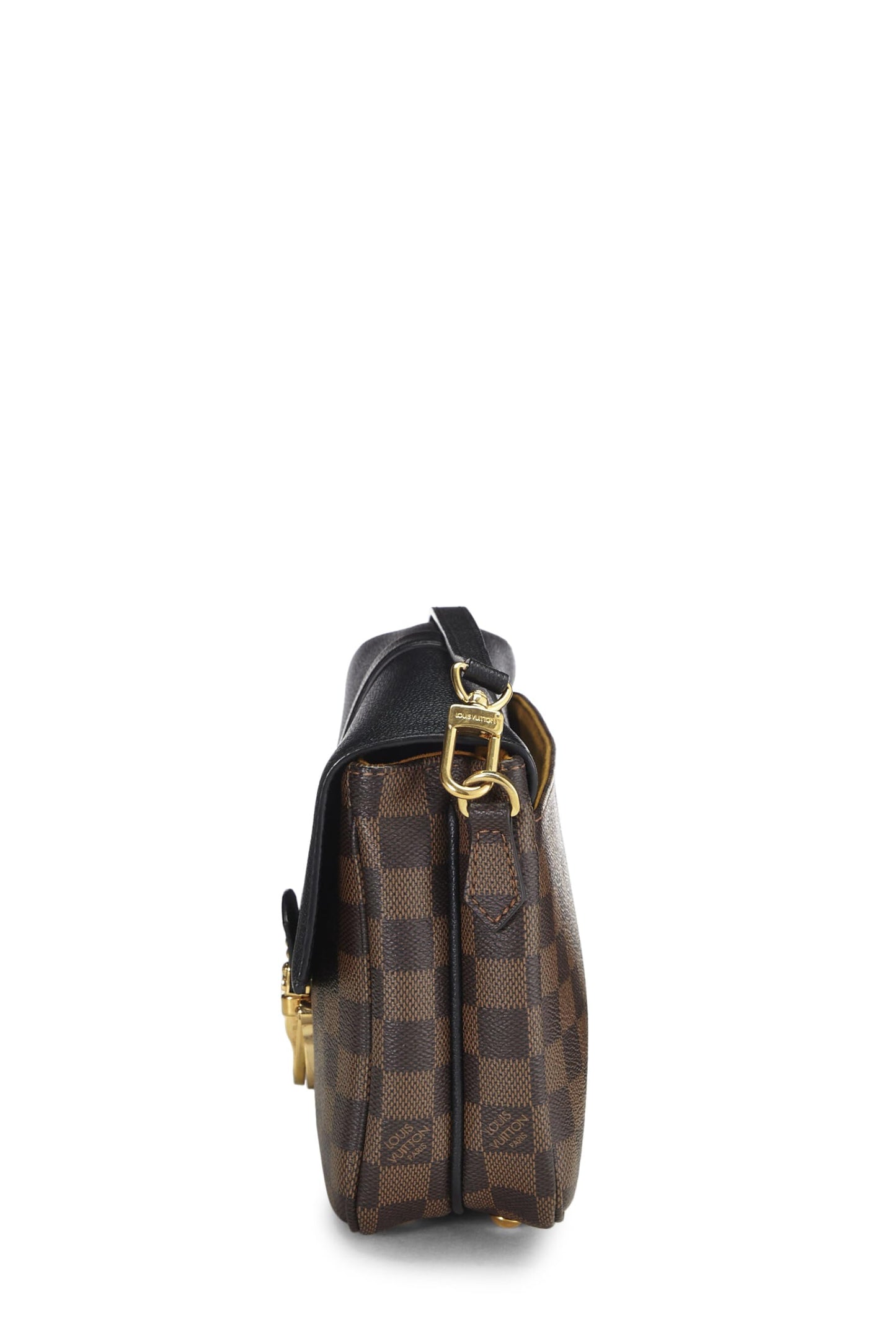 Louis Vuitton,  Black Damier Ebene Clapton Crossbody, Black