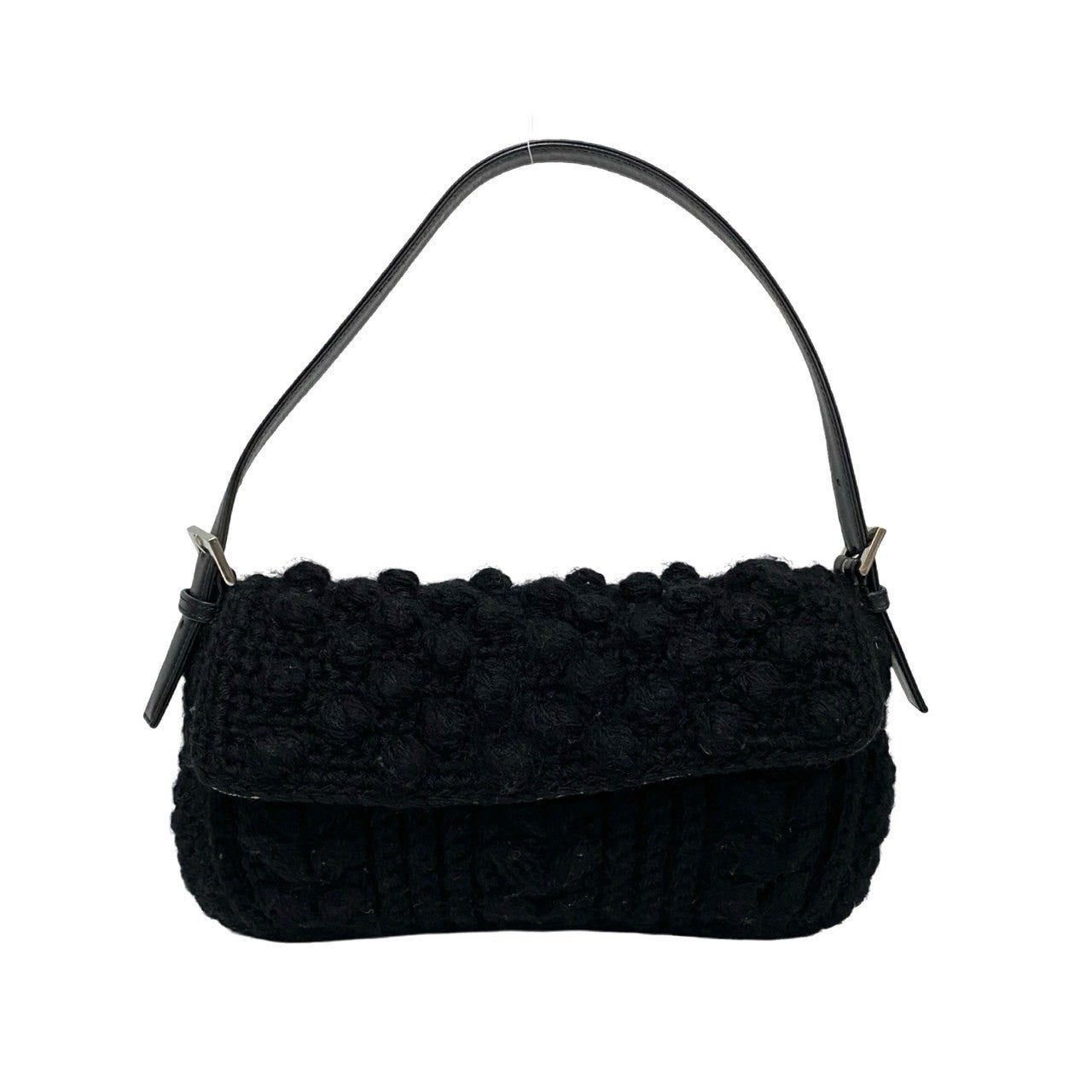 Burberry 2way Wool Leather Handbag