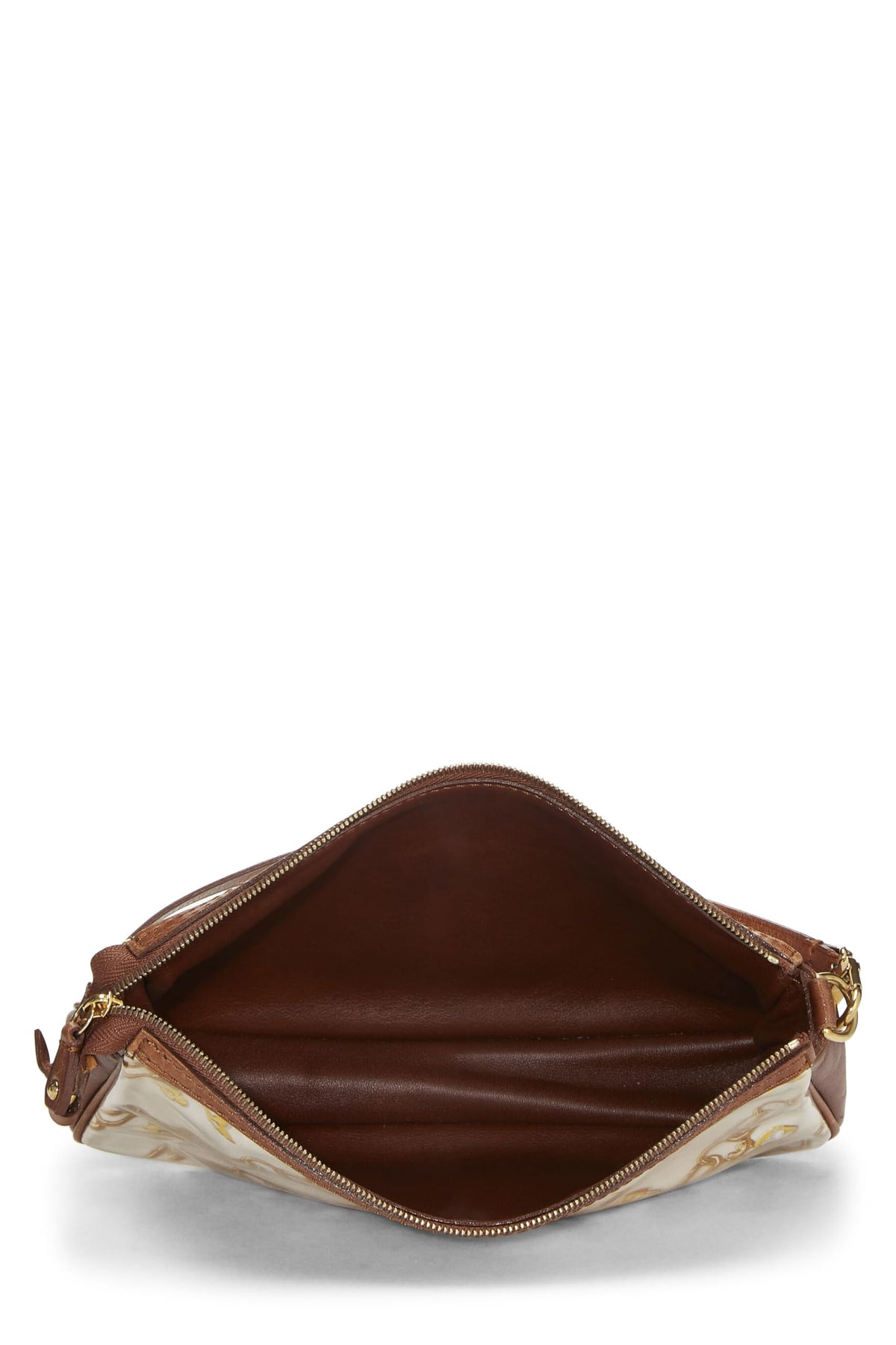 Louis Vuitton,  White Monogram Vinyl Charms Pochette Accessoires, White