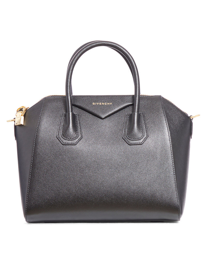 Givenchy Women Small Antigona Handbag In Black Leather