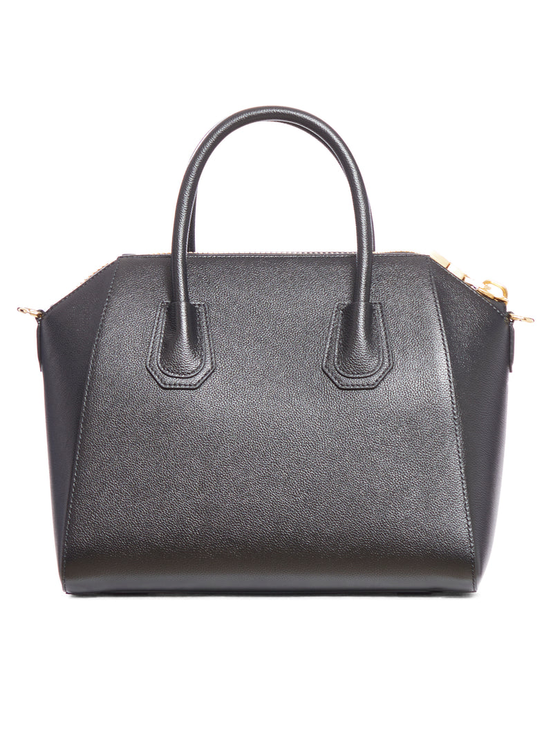 Givenchy Women Small Antigona Handbag In Black Leather