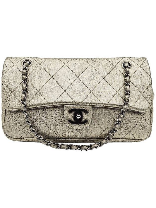 Chanel Metallic Gold Vintage CC Chain Flap Shoulder Bag 11th Chanel
