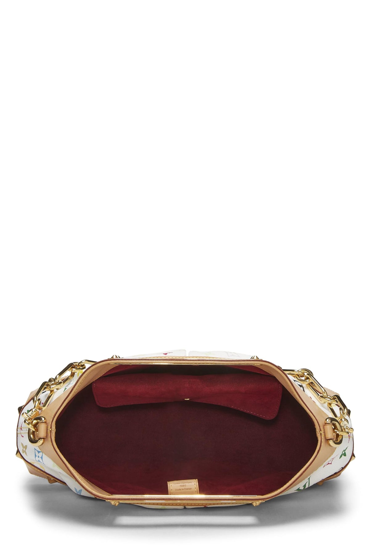Louis Vuitton,  Takashi Murakami x Louis Vuitton White Monogram Multicolore Judy MM, White