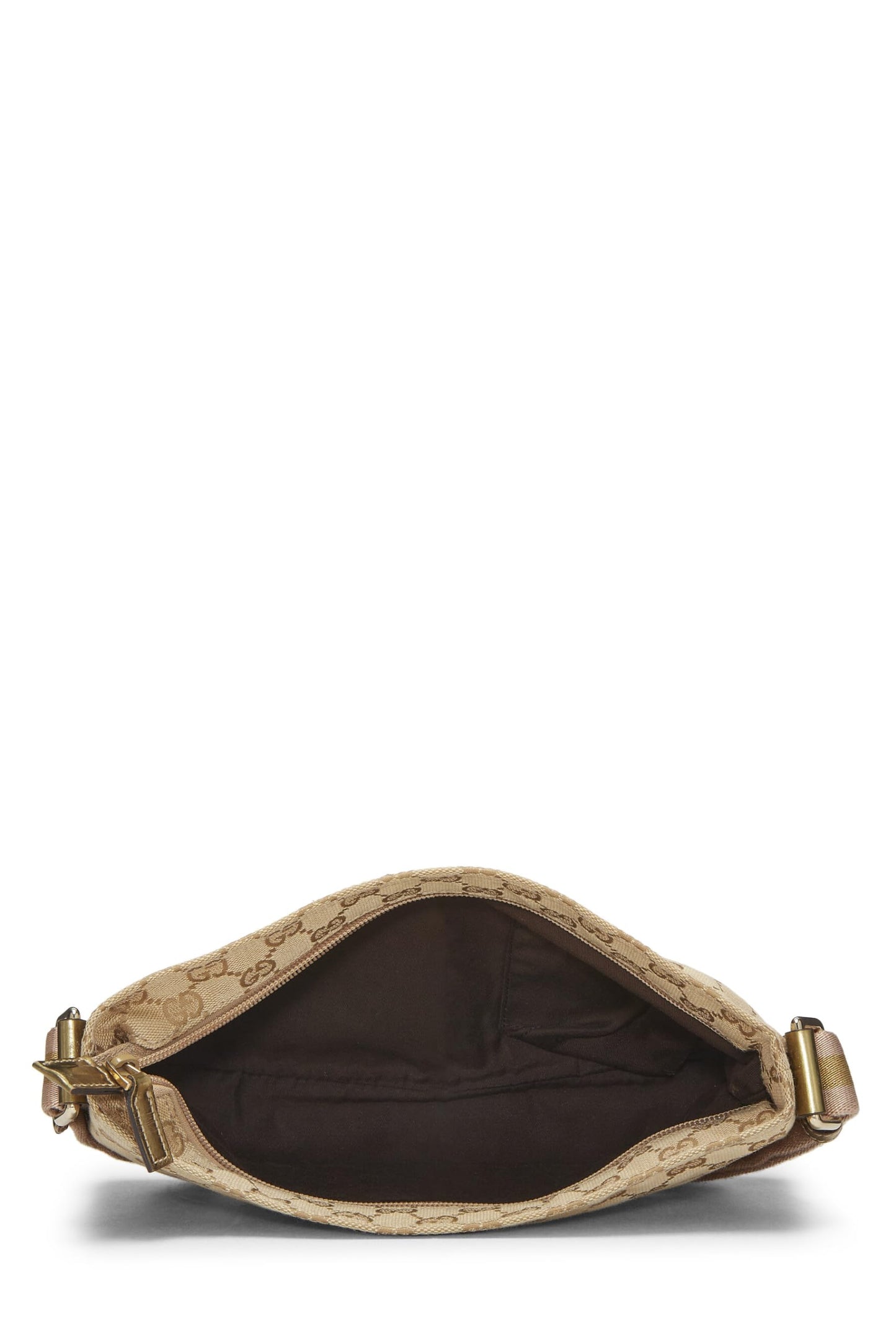 Gucci, Original GG Canvas Web Messenger, Gold