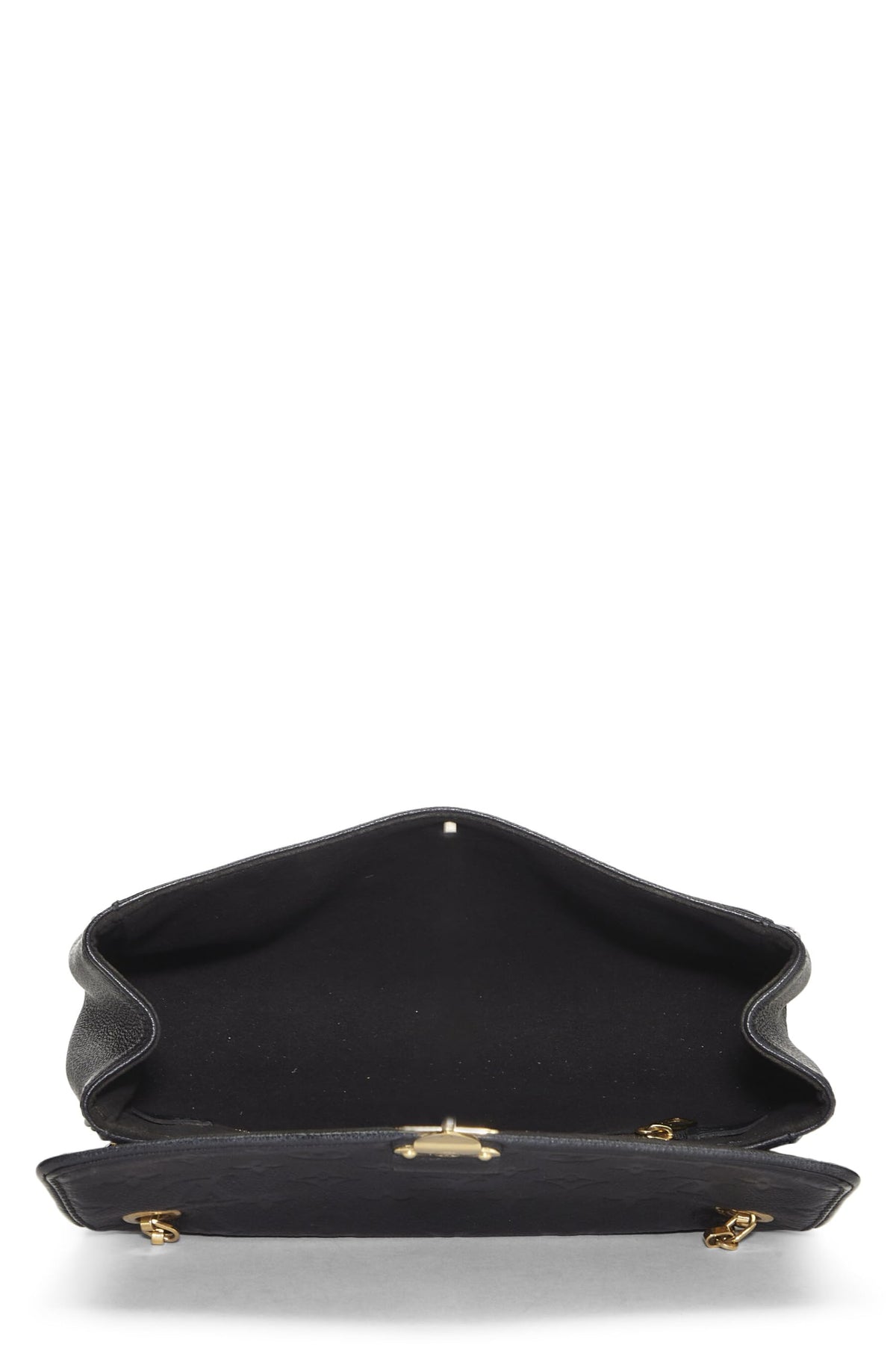 Louis Vuitton,  Black Monogram Empreinte Saint Germain PM, Black