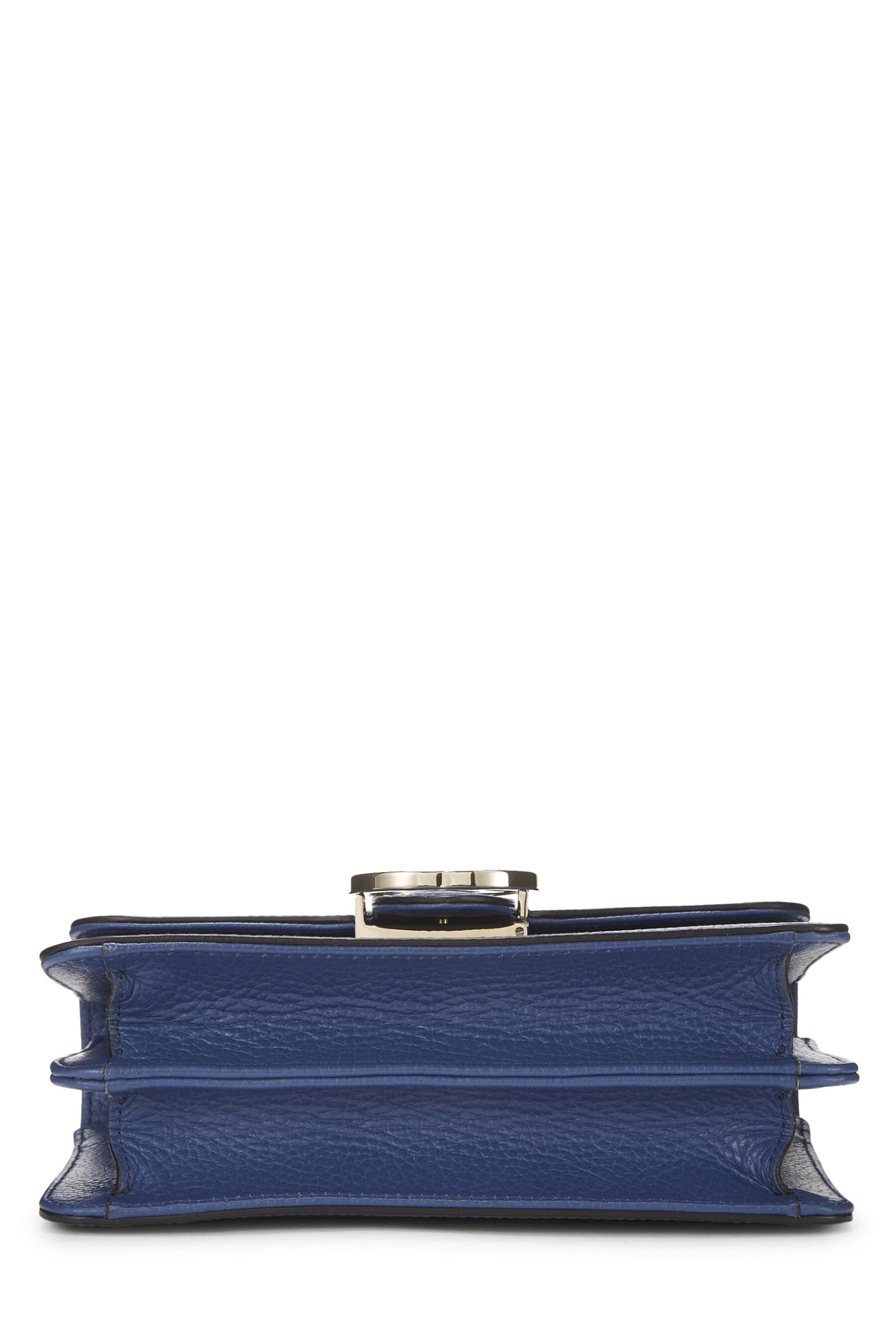 Gucci, Blue Leather Interlocking Crossbody Small, Blue