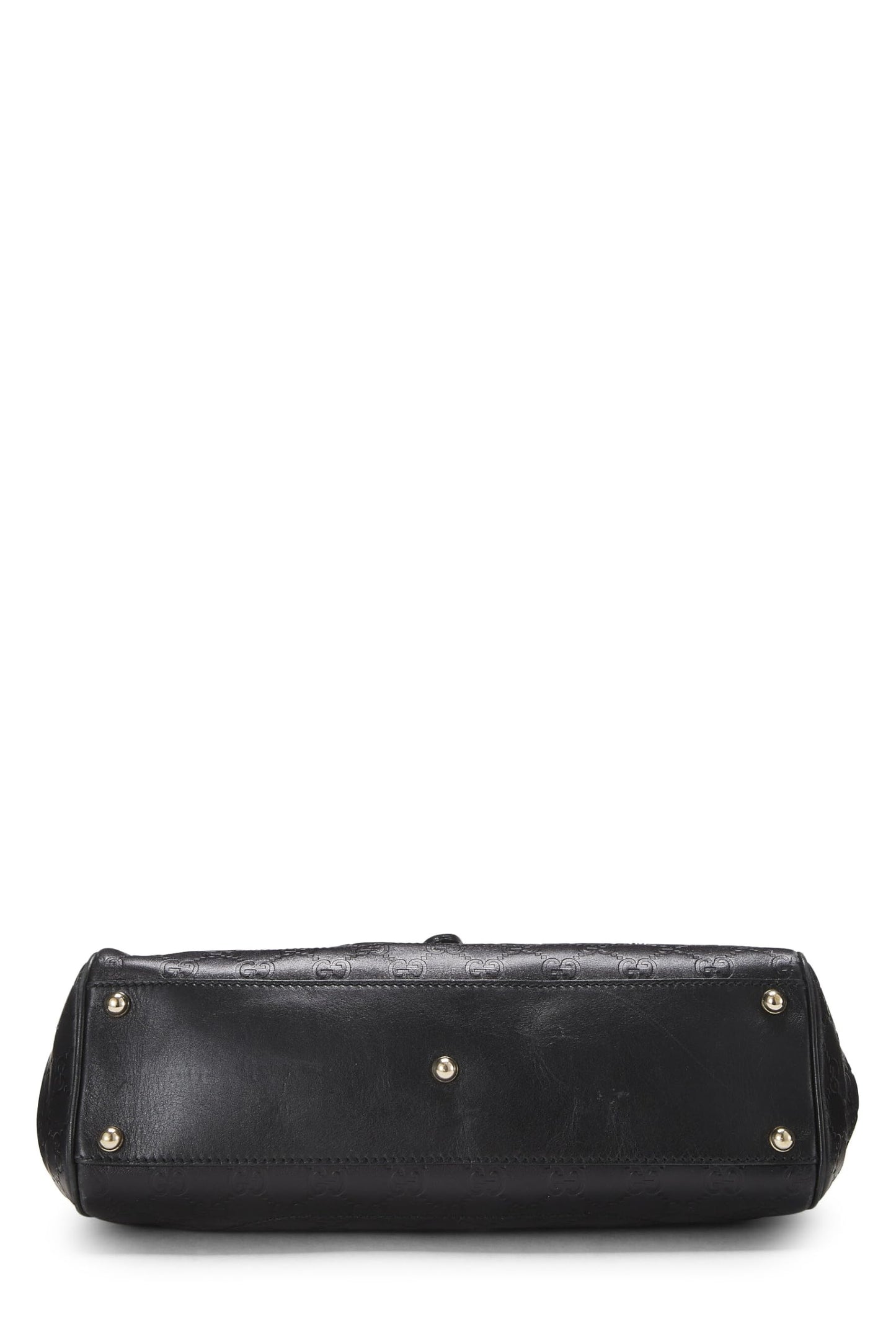 Gucci, Black Guccissima Leather Bardot Bag, Black