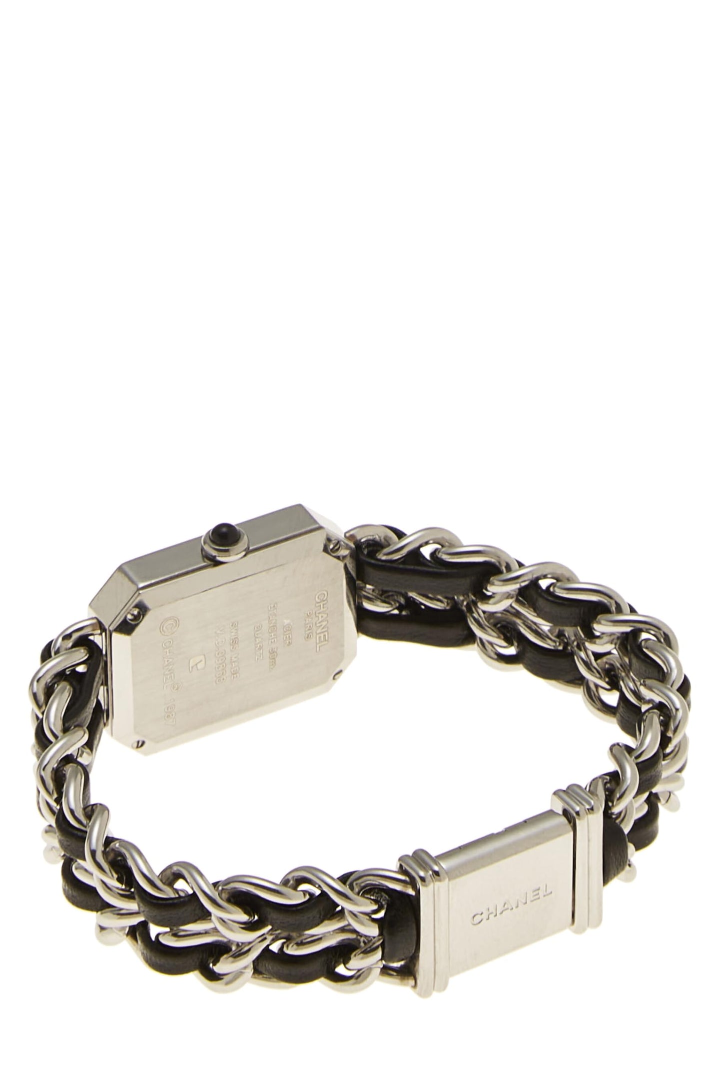 Chanel,  Black & Silver Premiere Watch Medium, Black