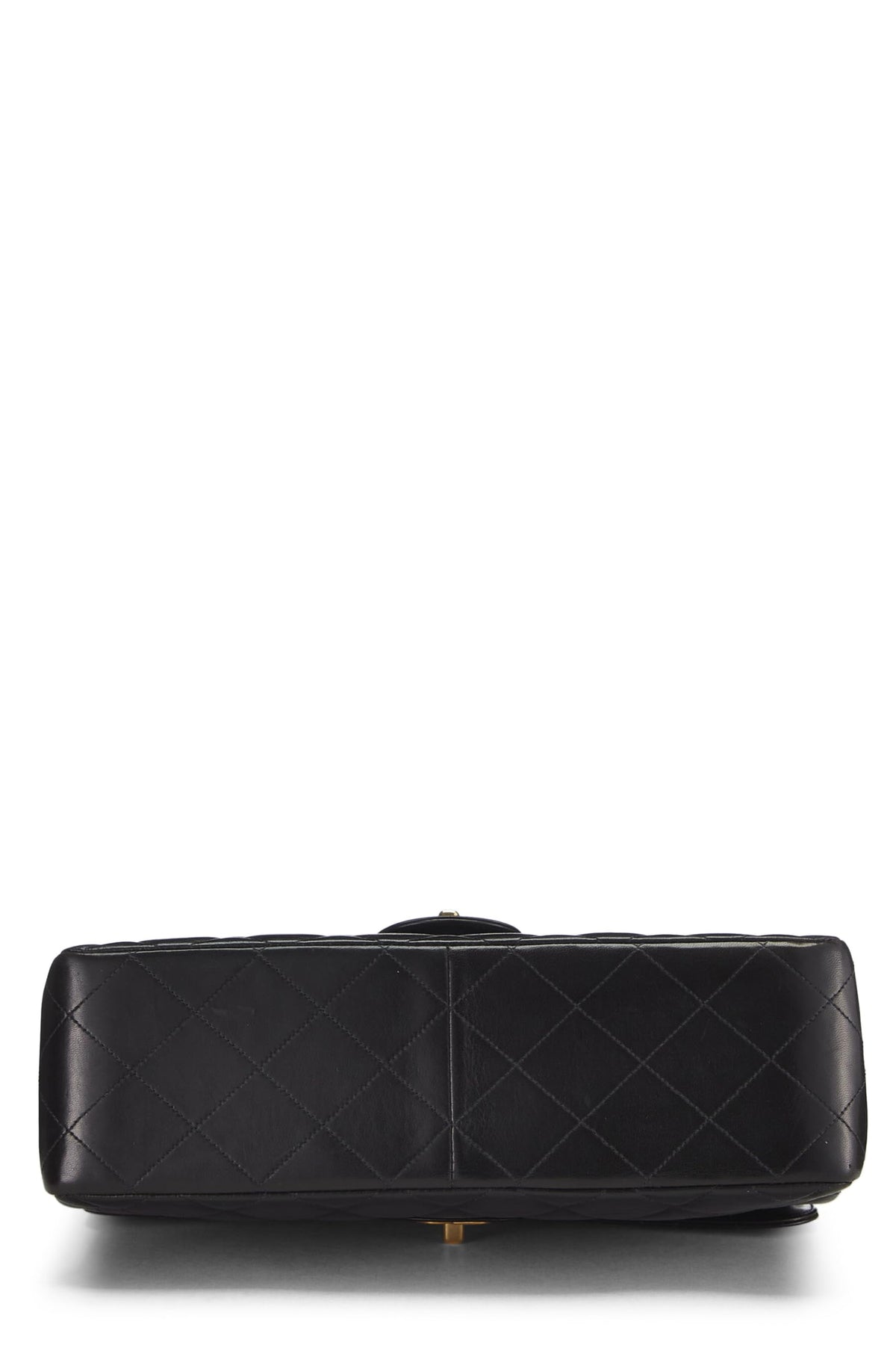 Chanel,  Black Quilted Lambskin Double Sided Classic Flap Jumbo, Black