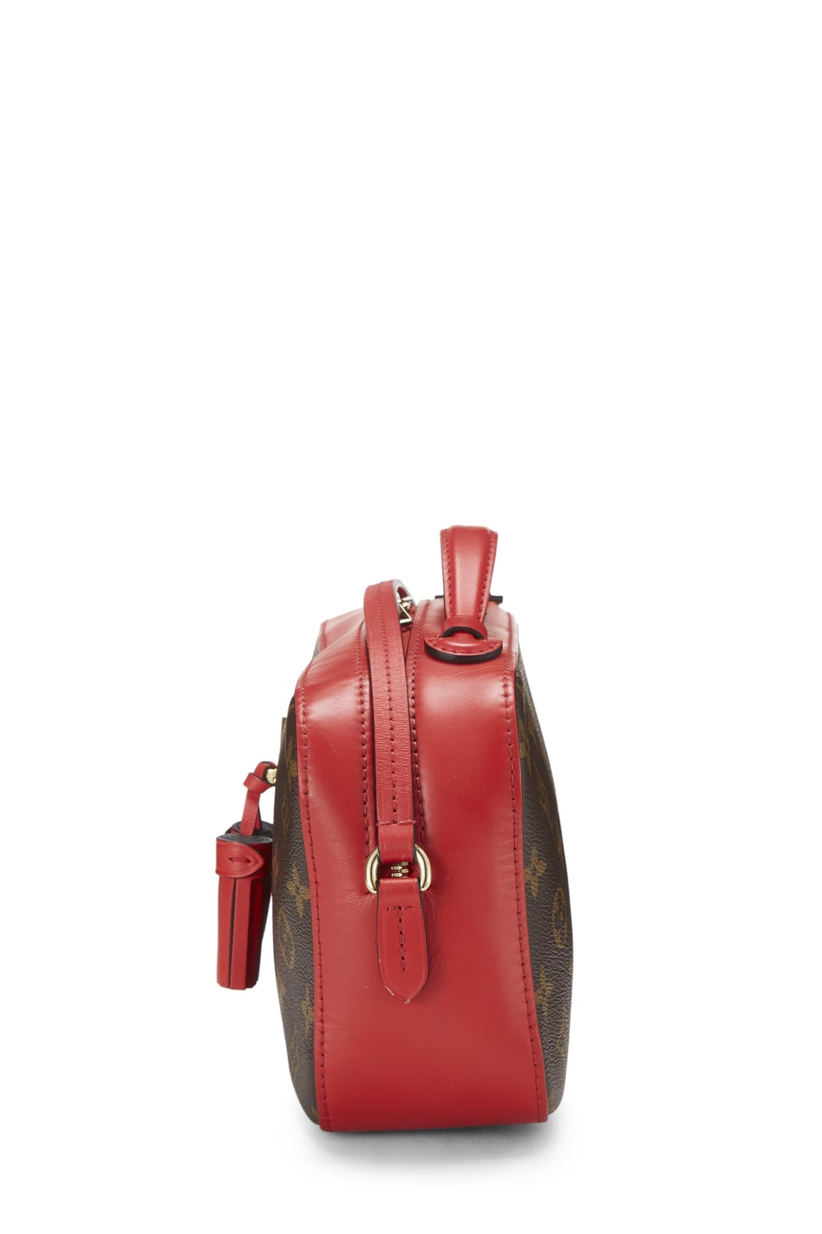 Louis Vuitton,  Red Monogram Canvas Saintonge, Red