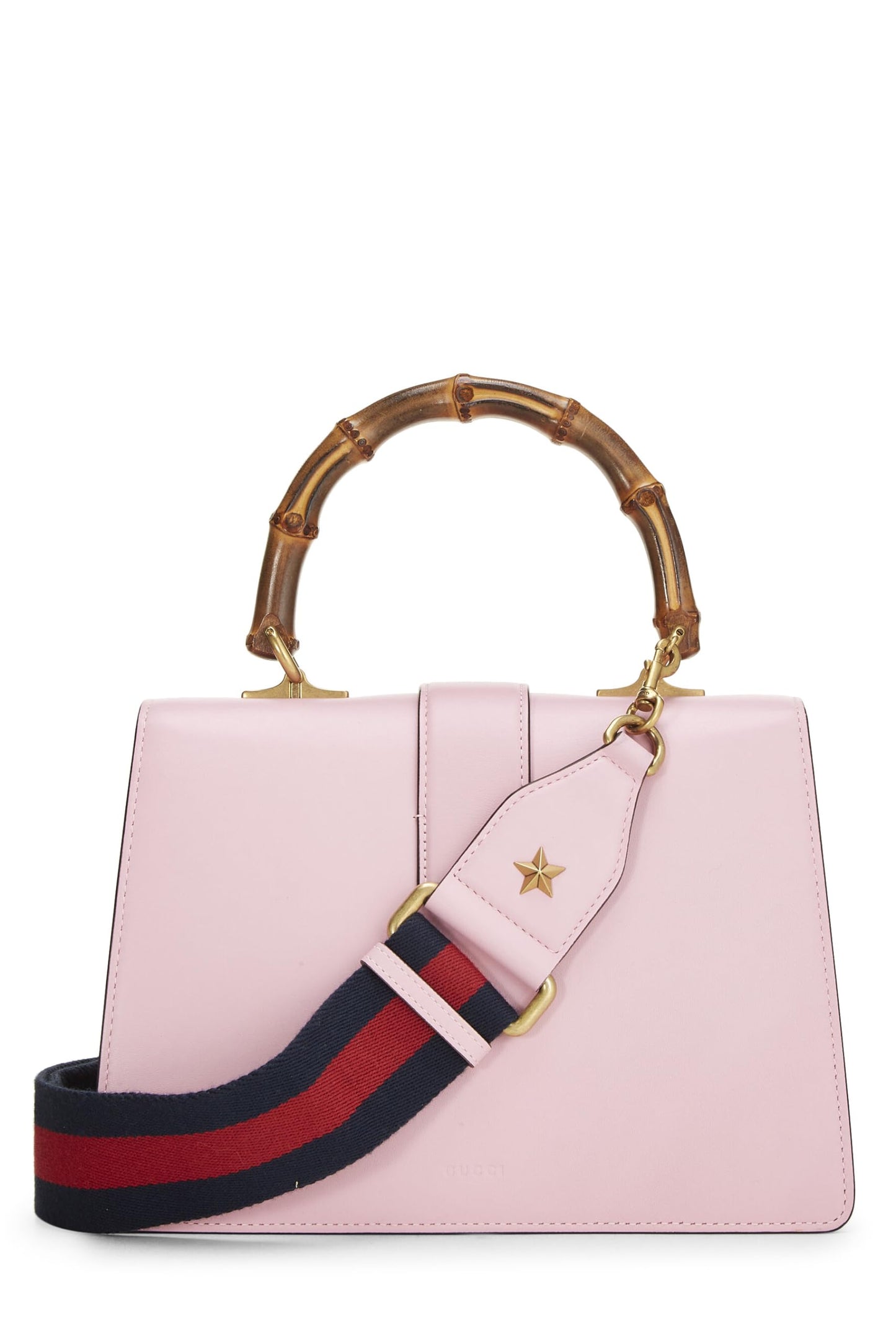 Gucci, Pink Leather Dionysus Bamboo Handbag, Pink