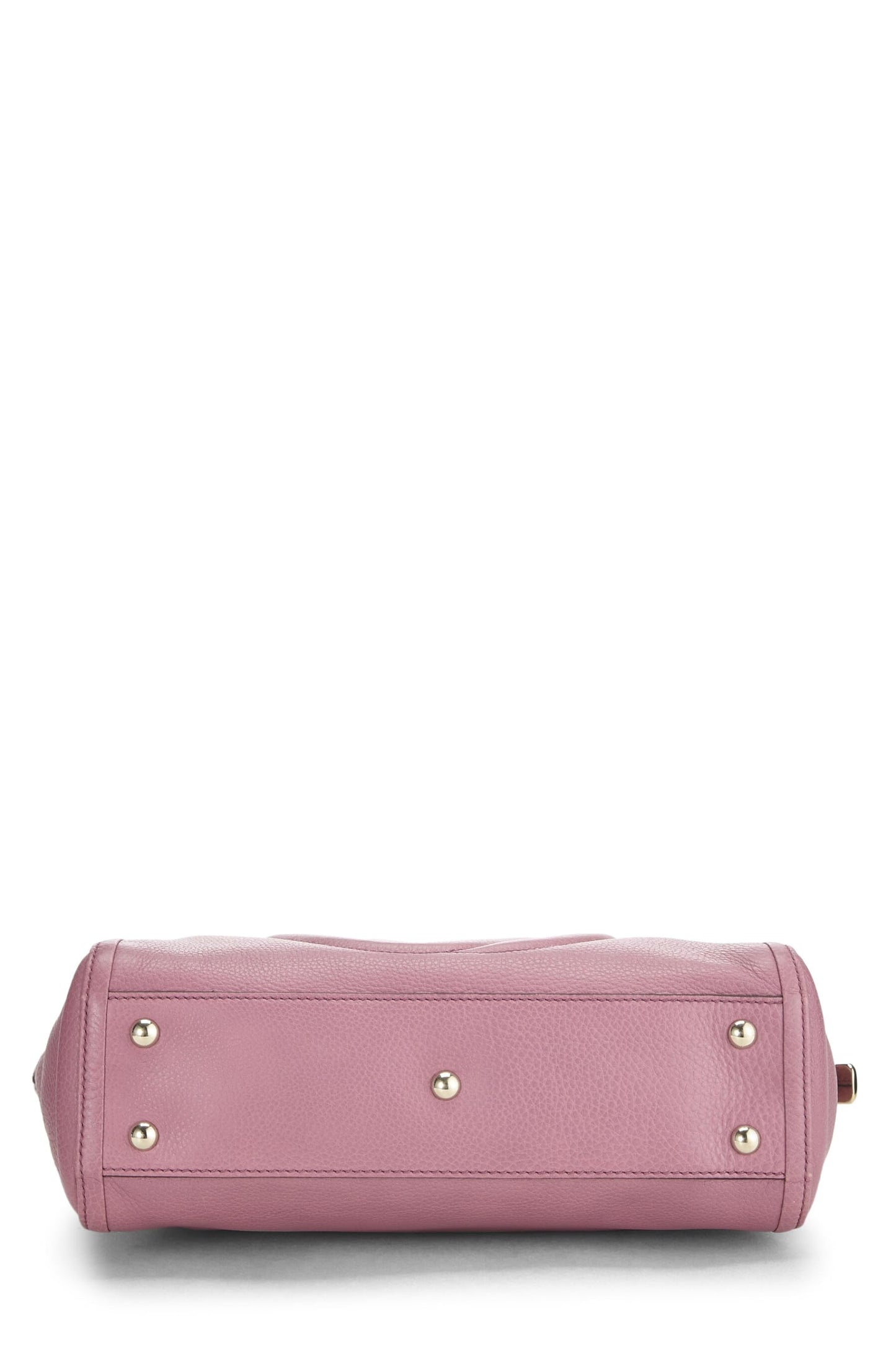 Gucci, Pink Grained Leather Soho Zip Tote, Pink