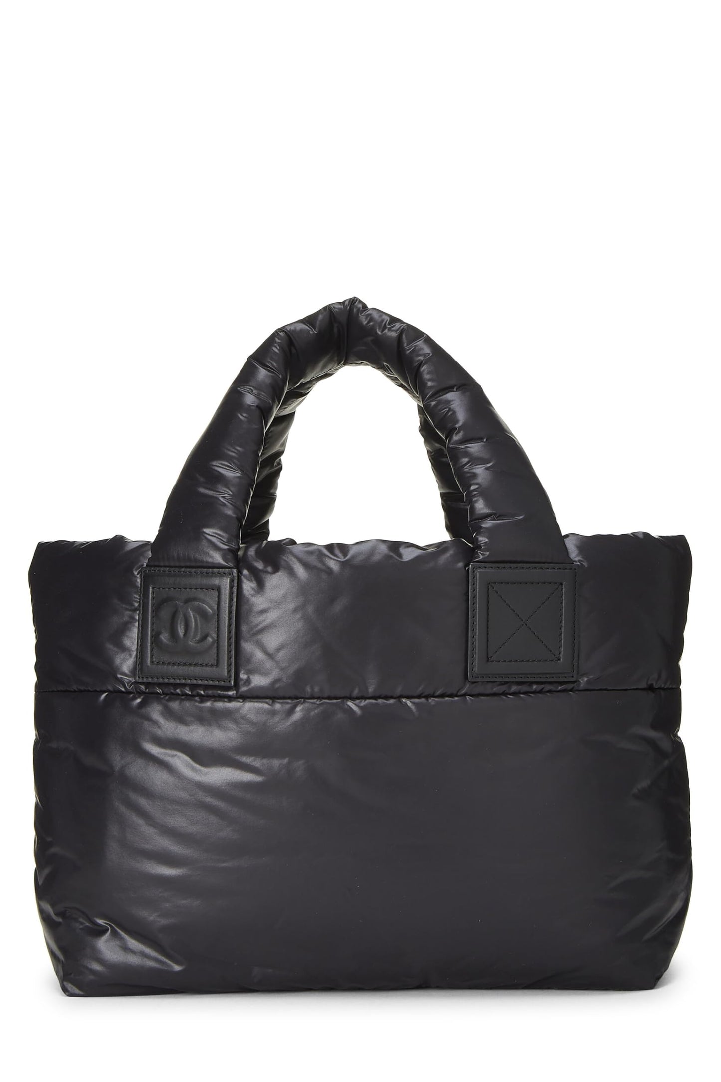 Chanel,  Black Nylon Coco Cocoon Tote Small, Black