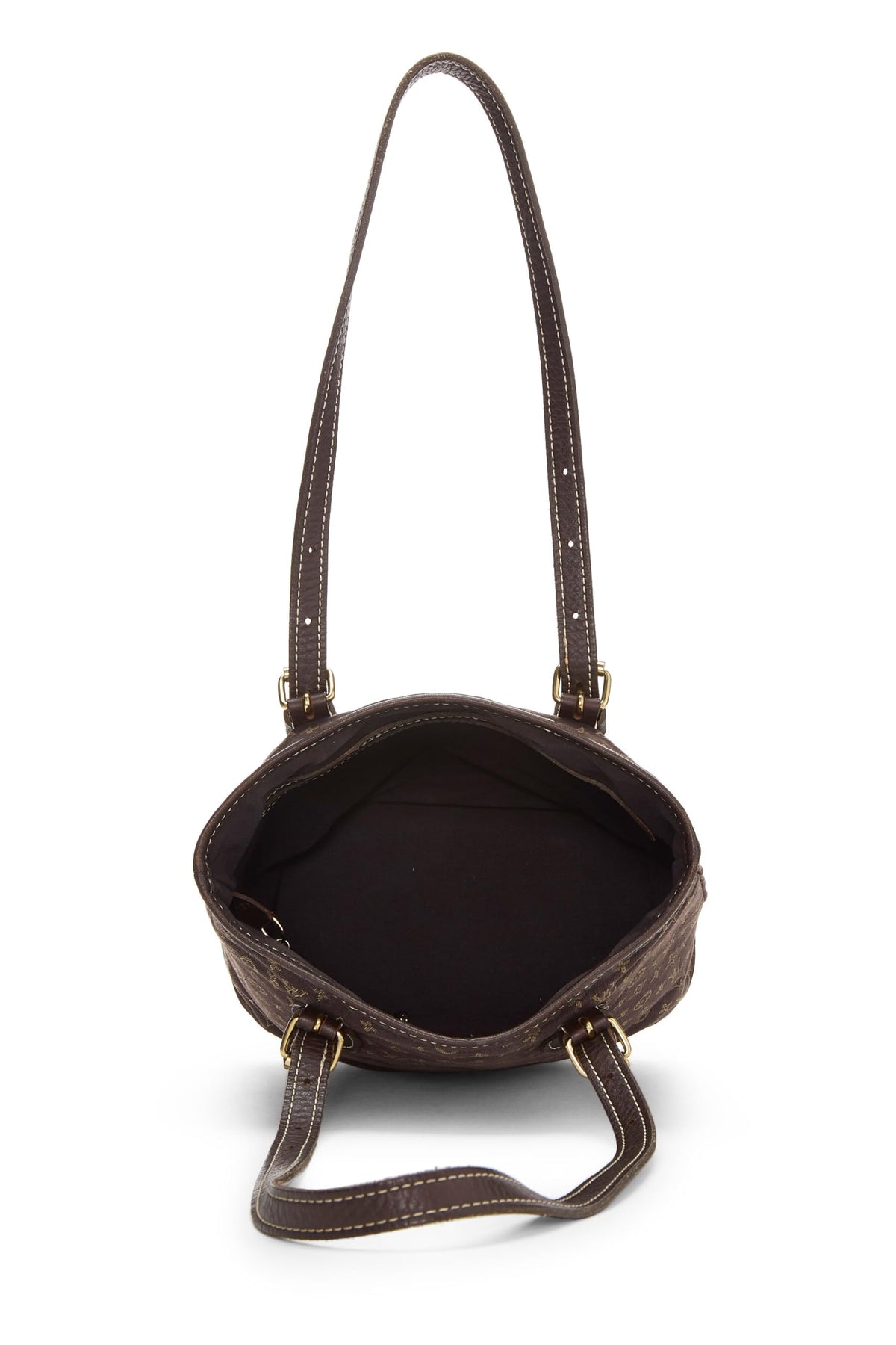 Louis Vuitton,  Brown Monogram Mini Lin Bucket PM, Brown