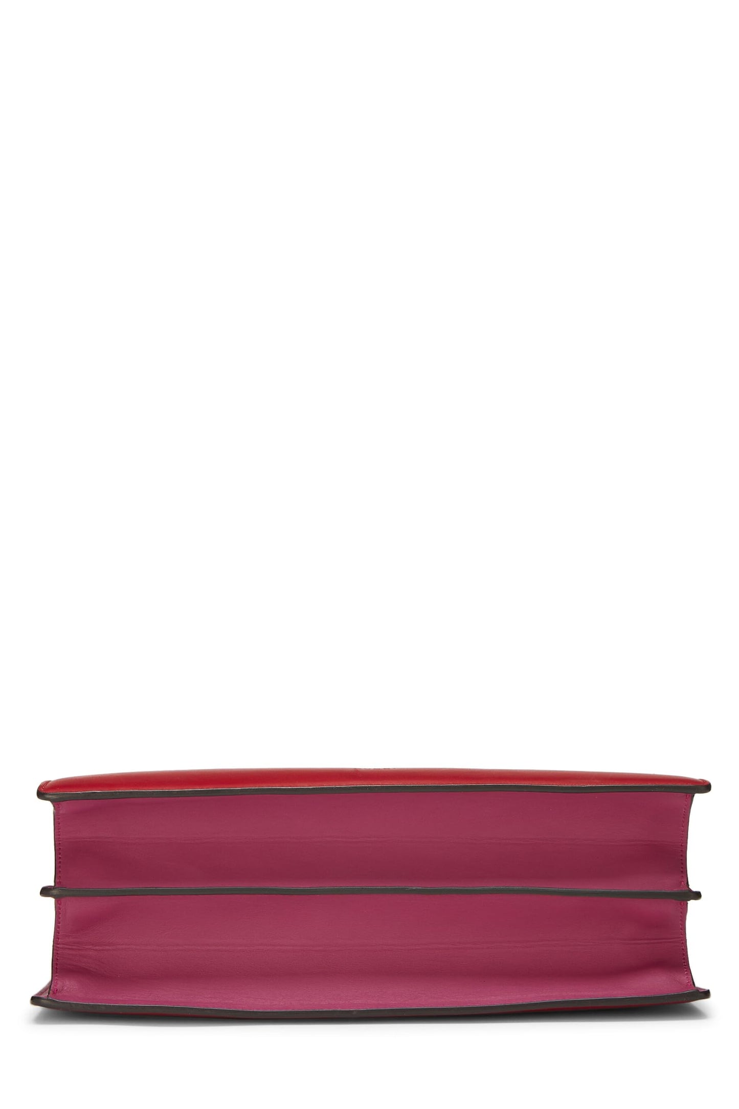 Gucci, Pink & Red Leather Top Handle Tote, Multi