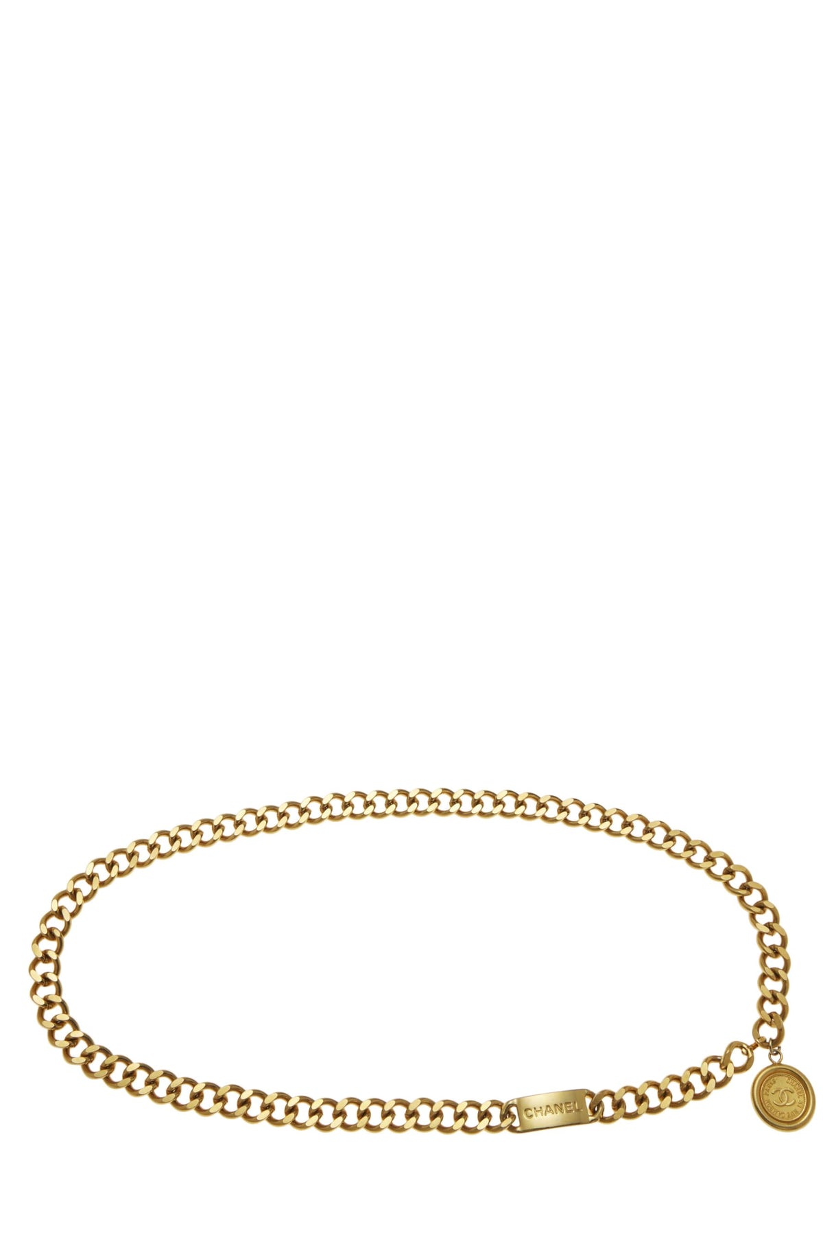 Chanel,  Gold 'CC' Chain Belt, Gold