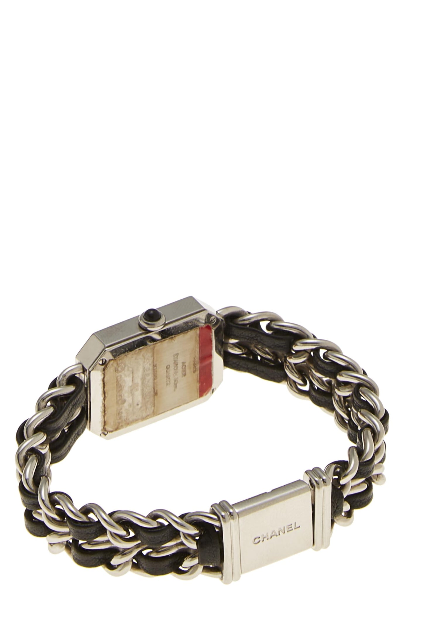 Chanel,  Black & Silver Premiere Watch Medium, Black