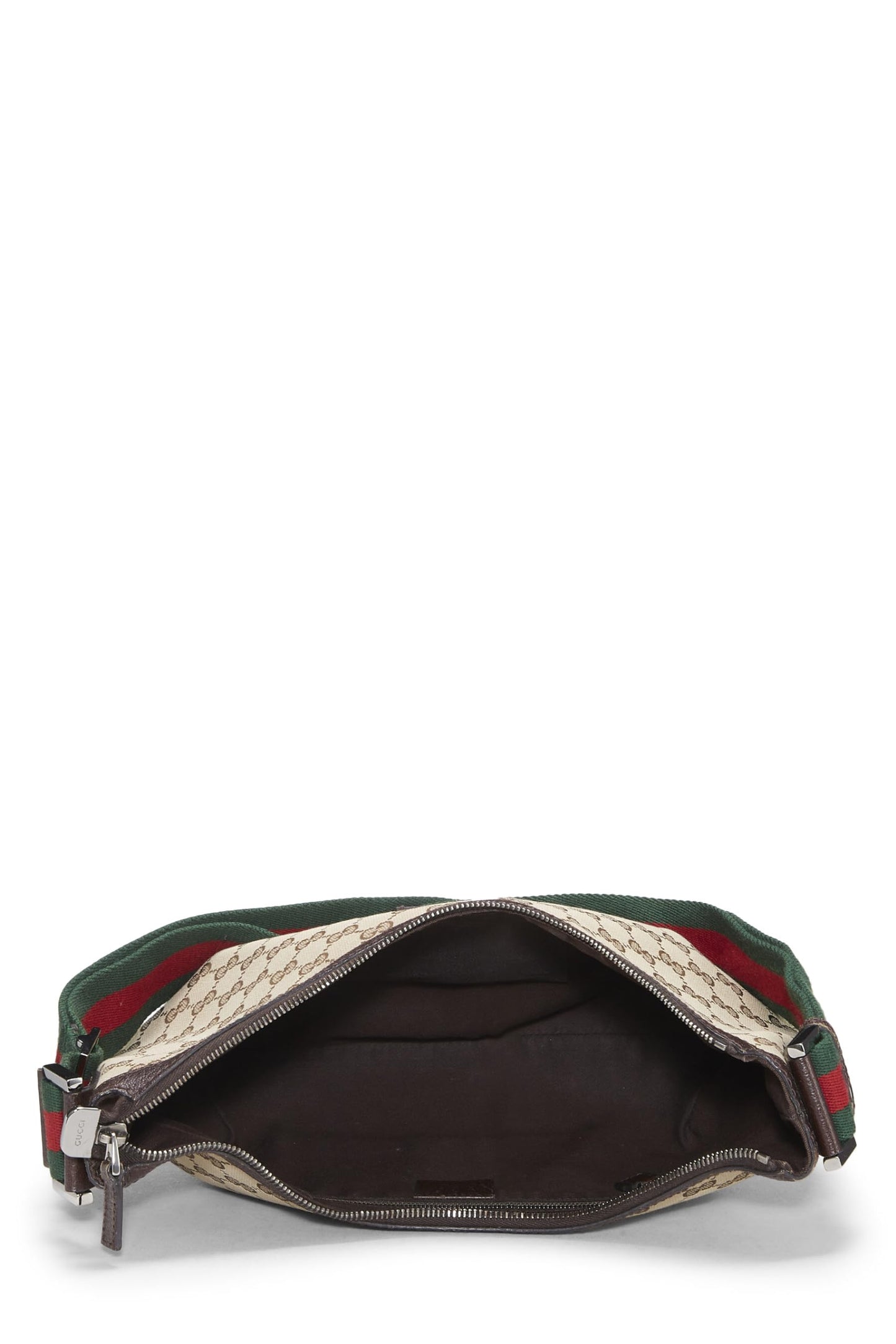 Gucci, Original GG Canvas Web Round Messenger, Brown