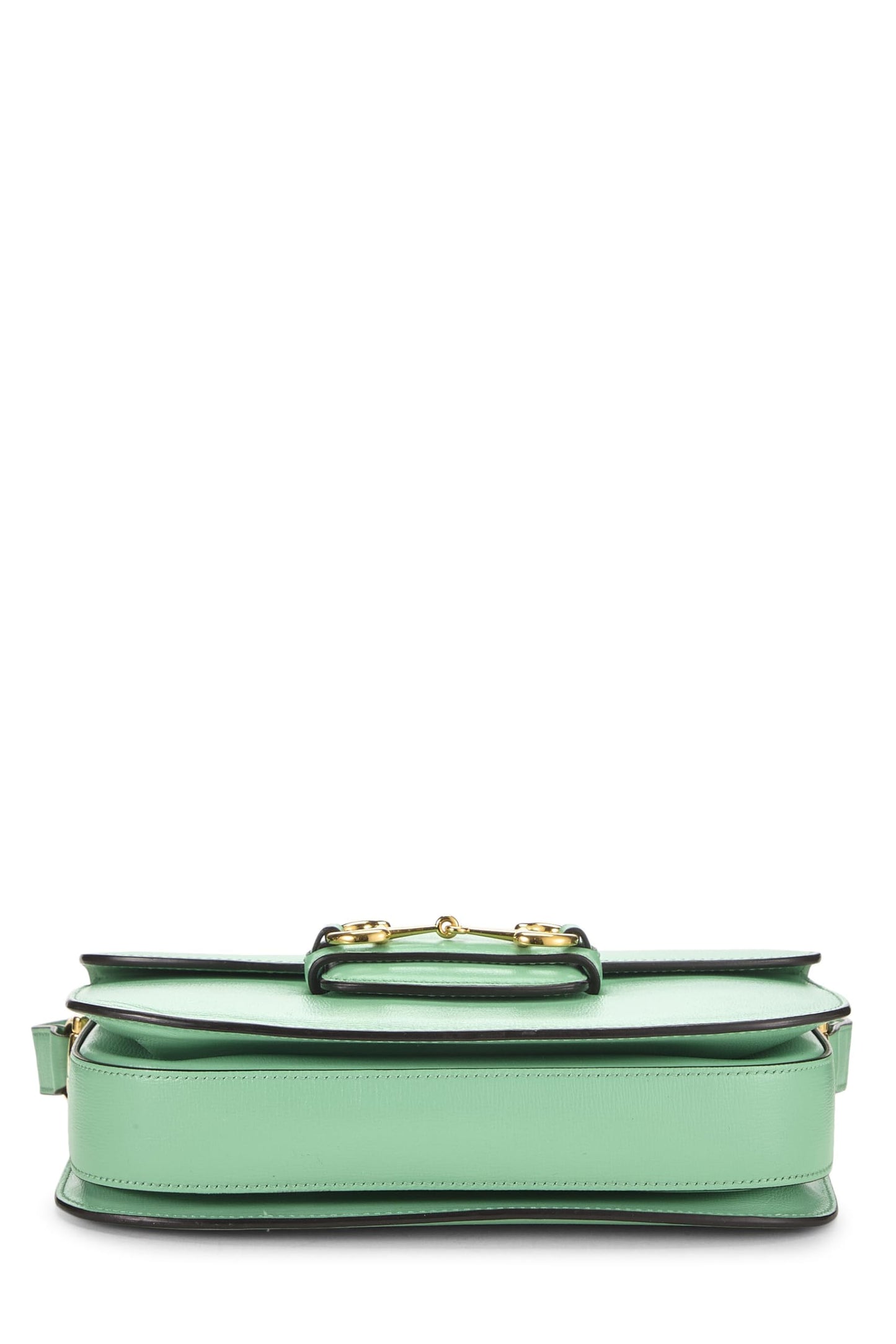 Gucci, Green Leather 1995 Horsbit Shoulder Bag, Green