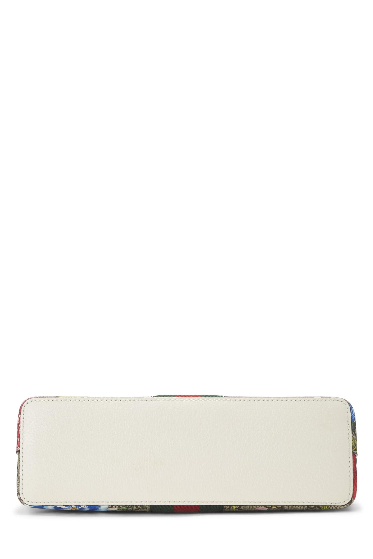 Gucci, White Original GG Supreme Ophidia Flora Dome Shoulder Bag Small, White