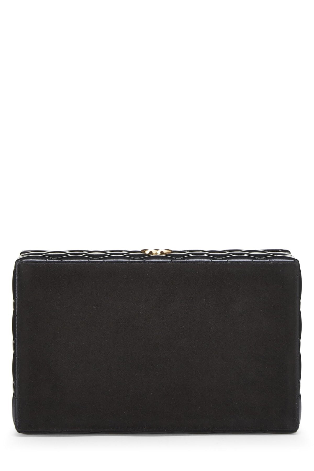 Chanel,  Black Quilted Lambskin Jewelry Chest Small, Black