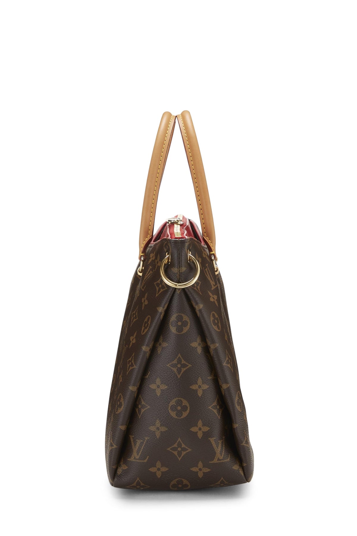 Louis Vuitton,  Red Monogram Canvas Pallas, Red