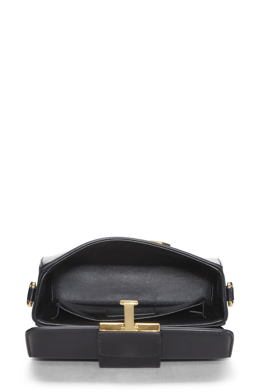 Dior,  Black Calfskin 30 Montaigne Box Bag, Black