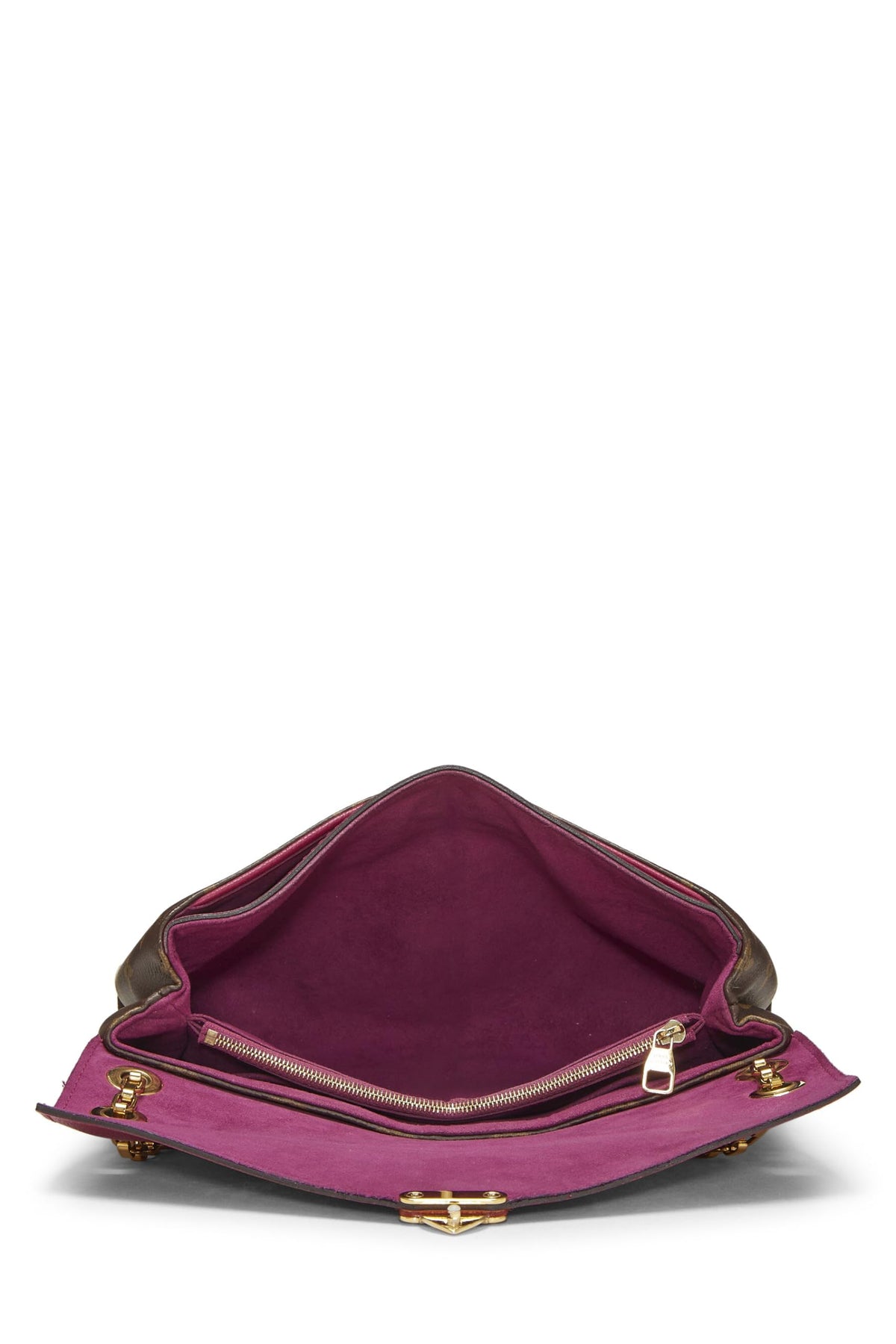 Louis Vuitton,  Purple Monogram Canvas Pallas Chain Bag, Purple