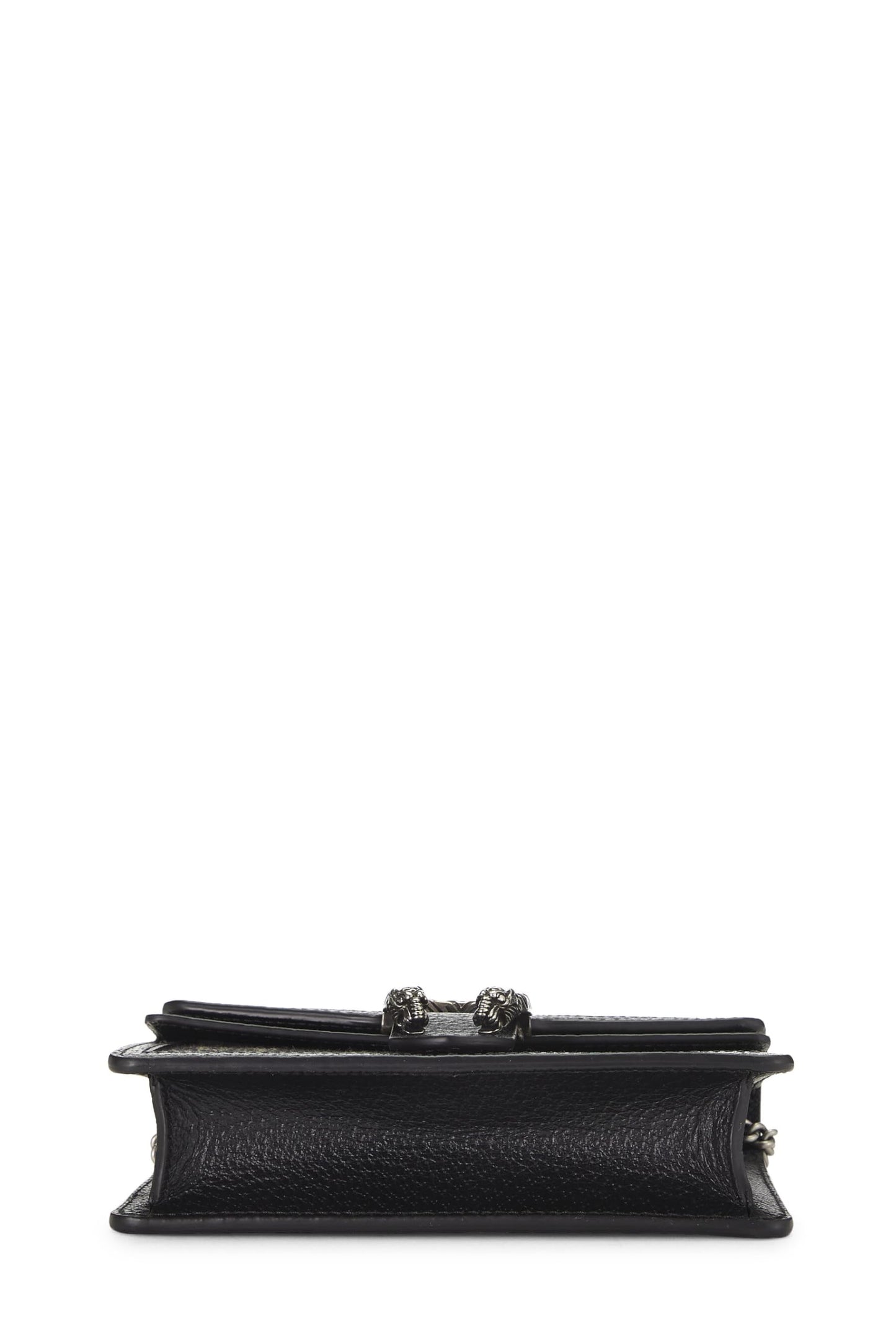 Gucci, Black Denim Dionysus Shoulder Bag Super Mini, Black