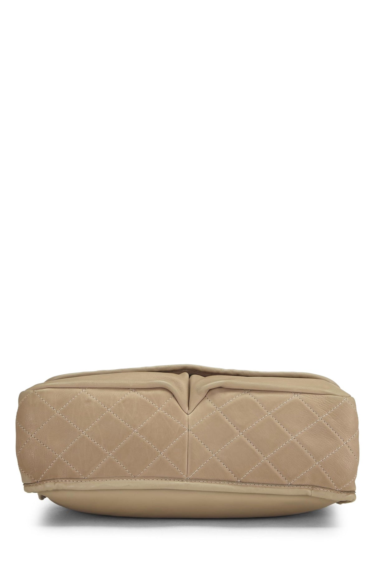 Chanel,  Beige Quilted Lambskin Natural Beauty Flap Bag Large, Beige