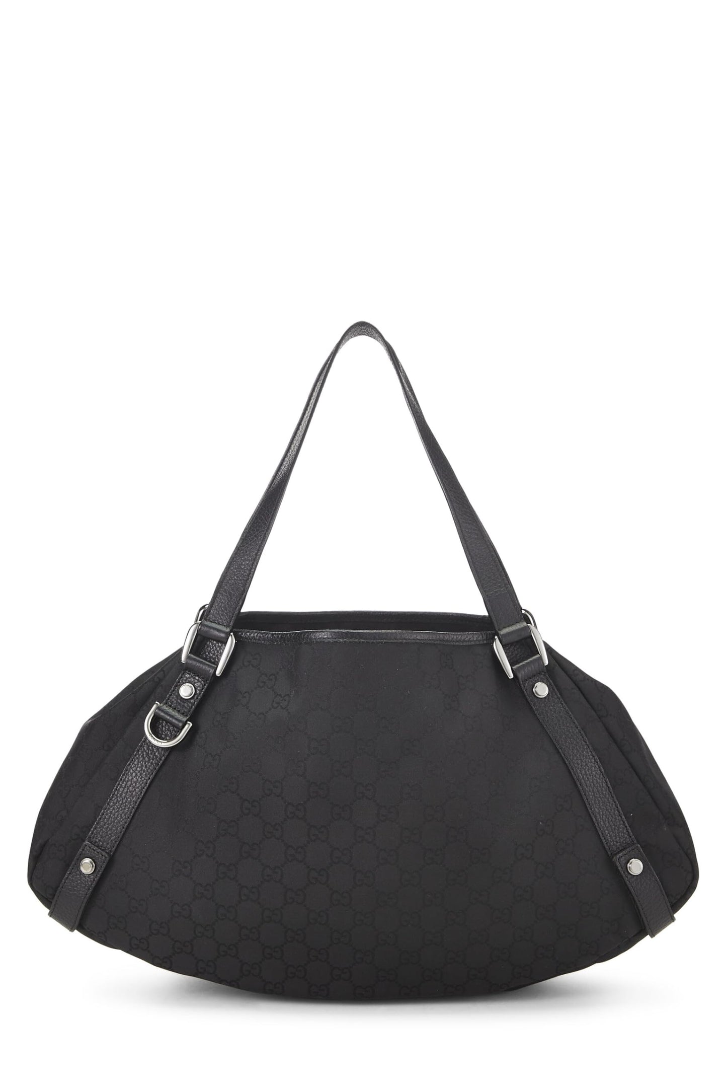 Gucci, Black Original GG Nylon Abbey Tote, Black