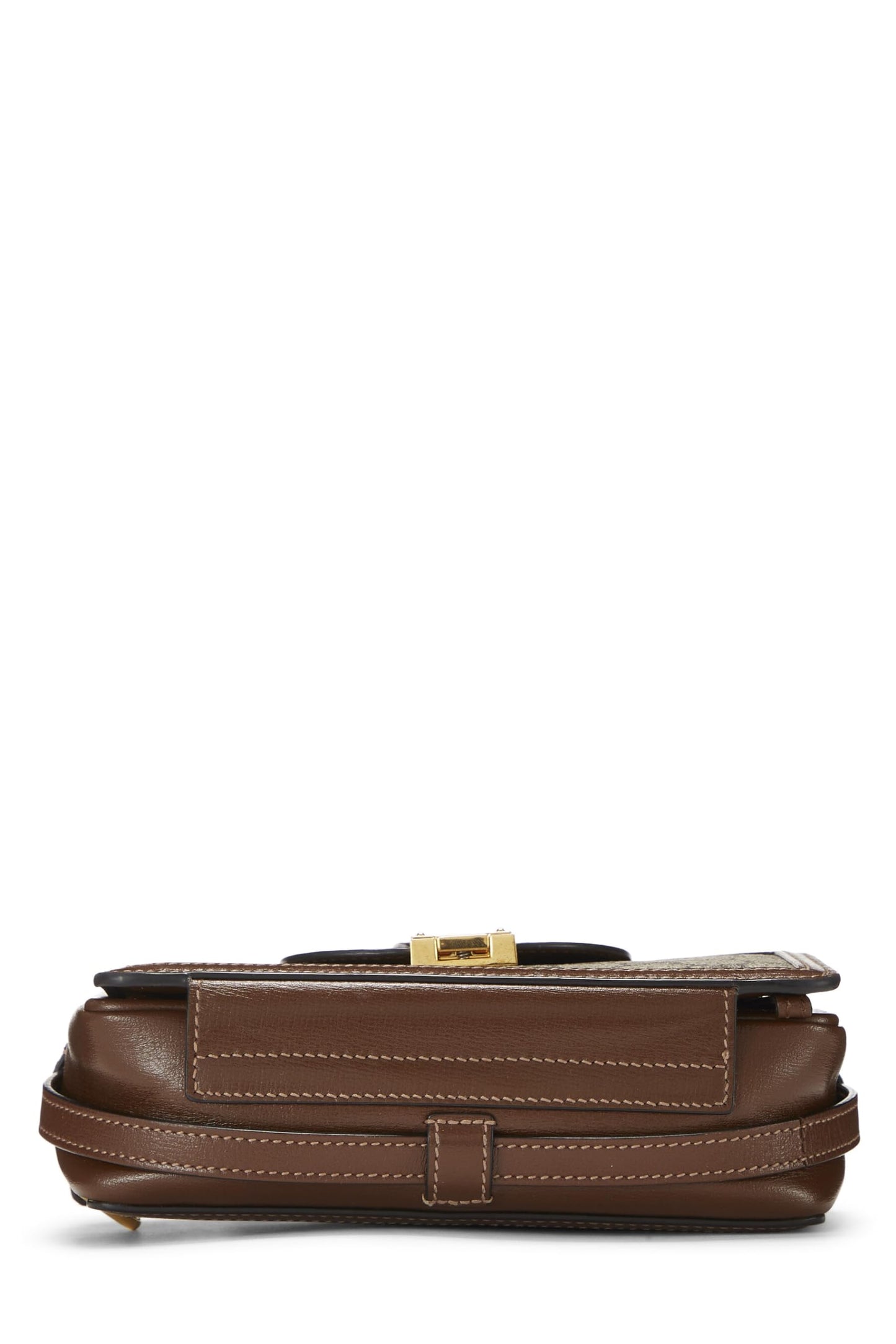 Gucci, Original GG Supreme Canvas Clasp Closure Bag Mini, Brown