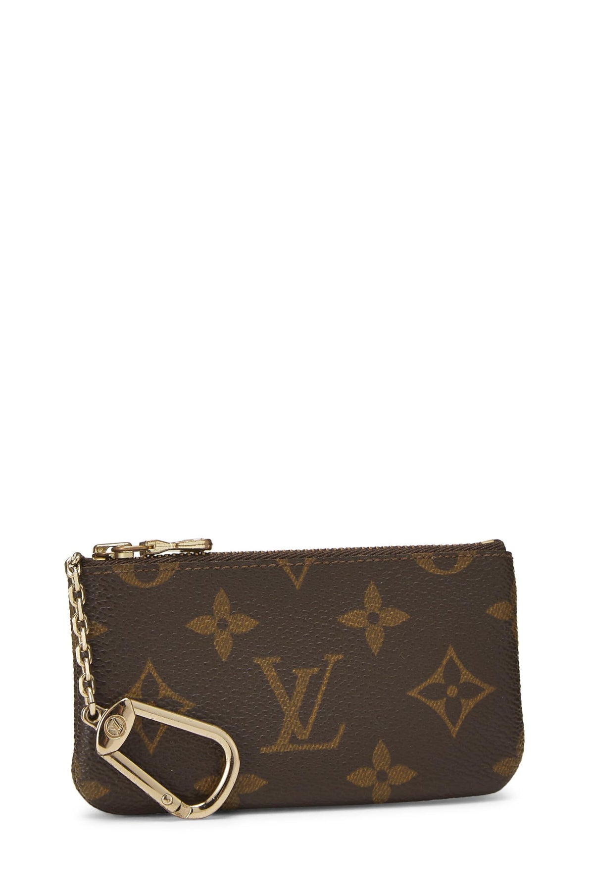 Louis Vuitton,  Monogram Canvas Pochette Clefs, Brown