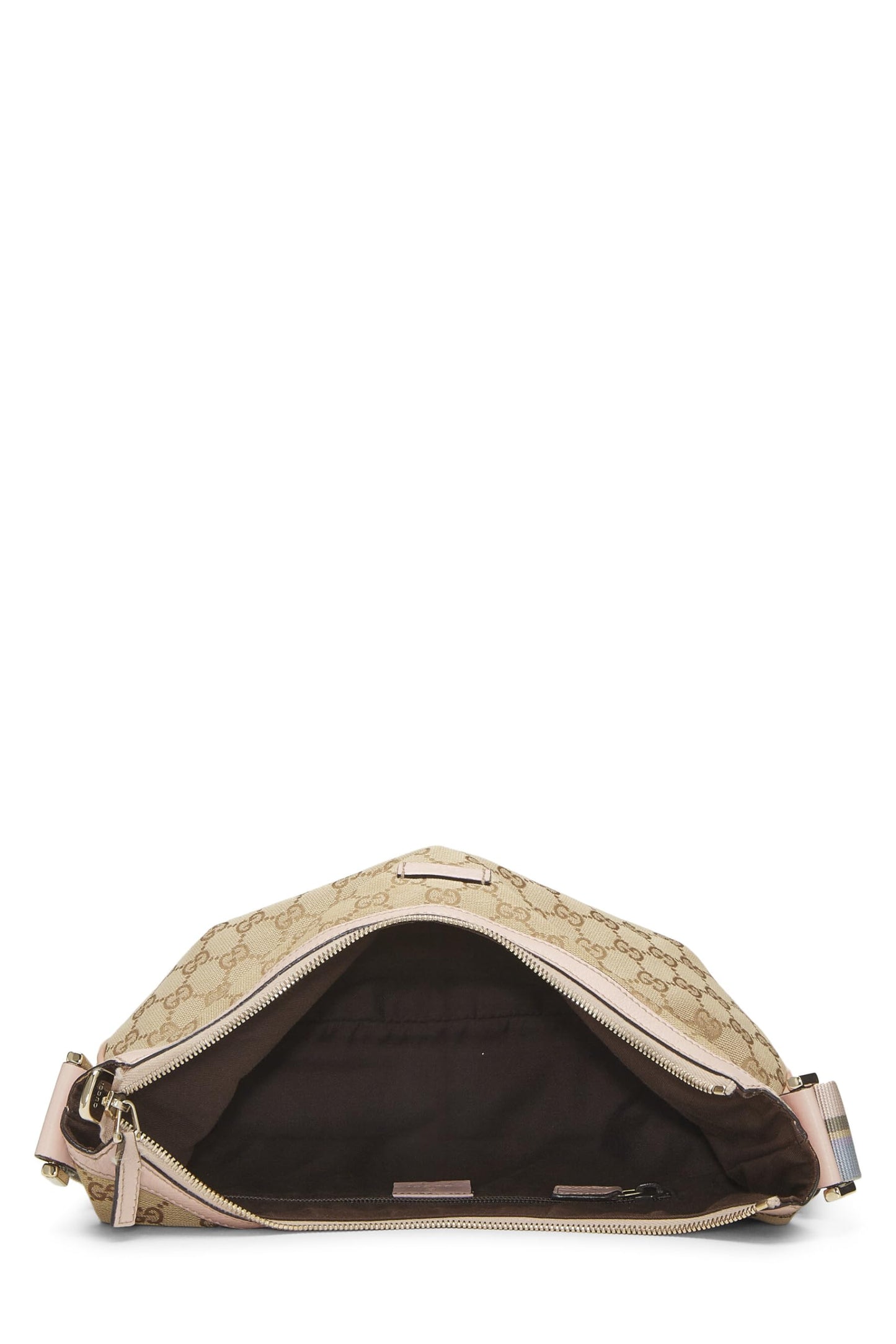 Gucci, Original GG Canvas Web Round Messenger, Pink