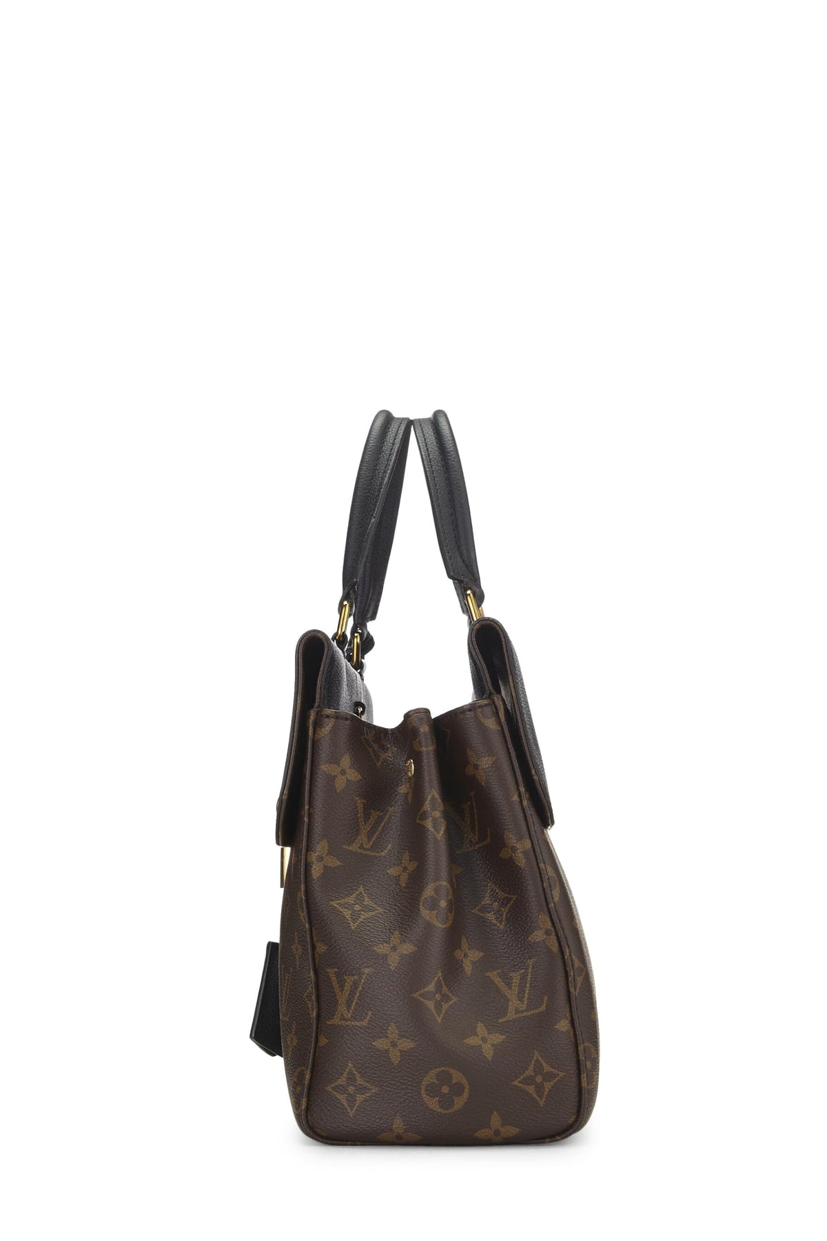 Louis Vuitton,  Navy Monogram Canvas Venus, Black