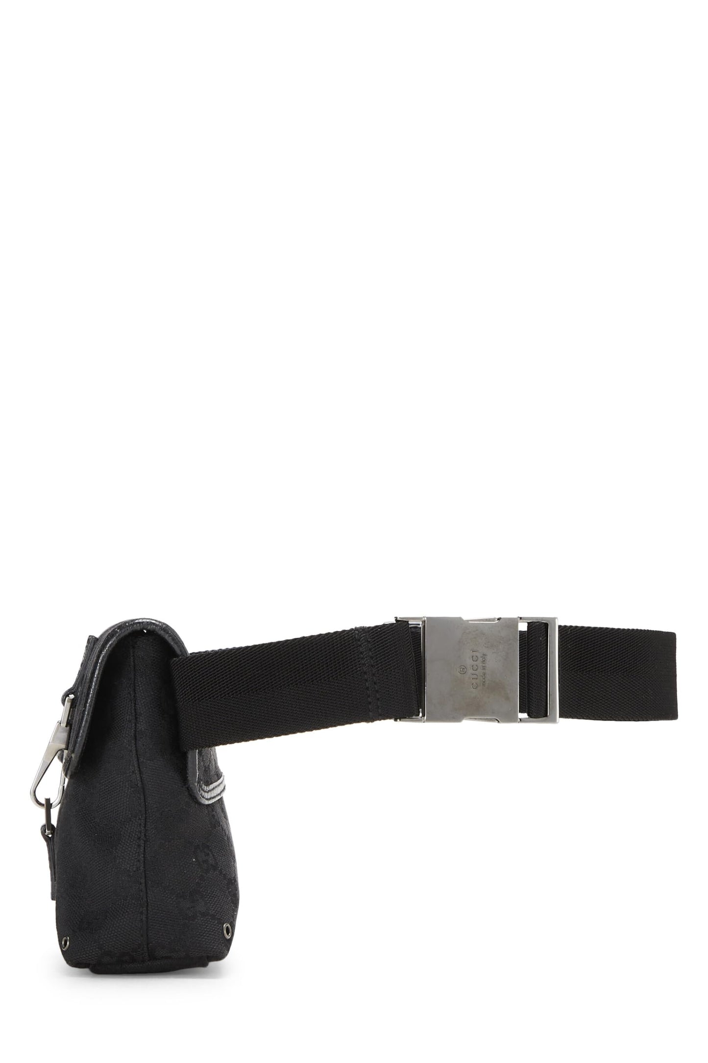 Gucci, Black GG Canvas Kandinsky Waist Pouch Small, Black