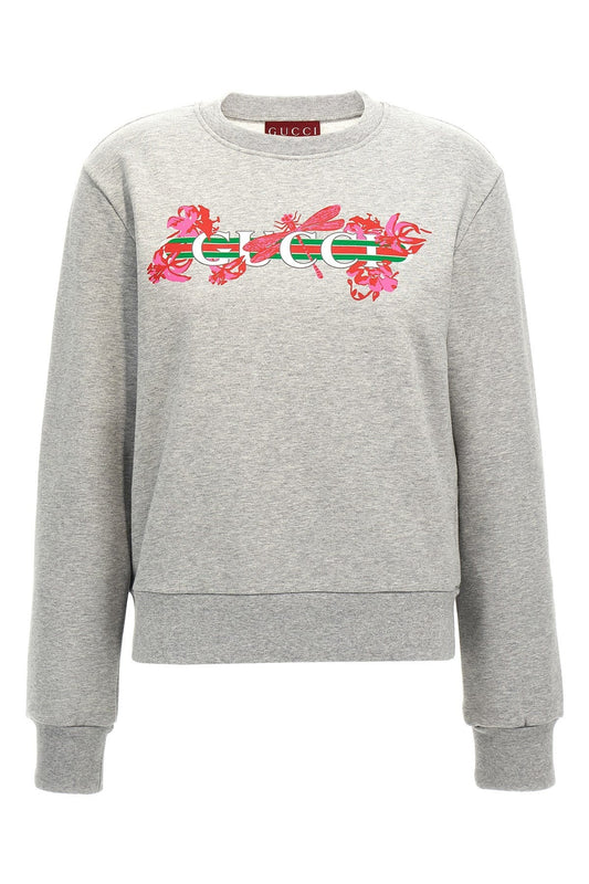 Gucci Women Logo Print Sweatshirt