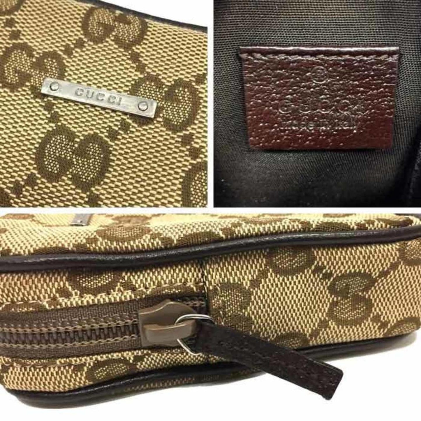 Gucci Gg Canvas Canvas Clutch Bag