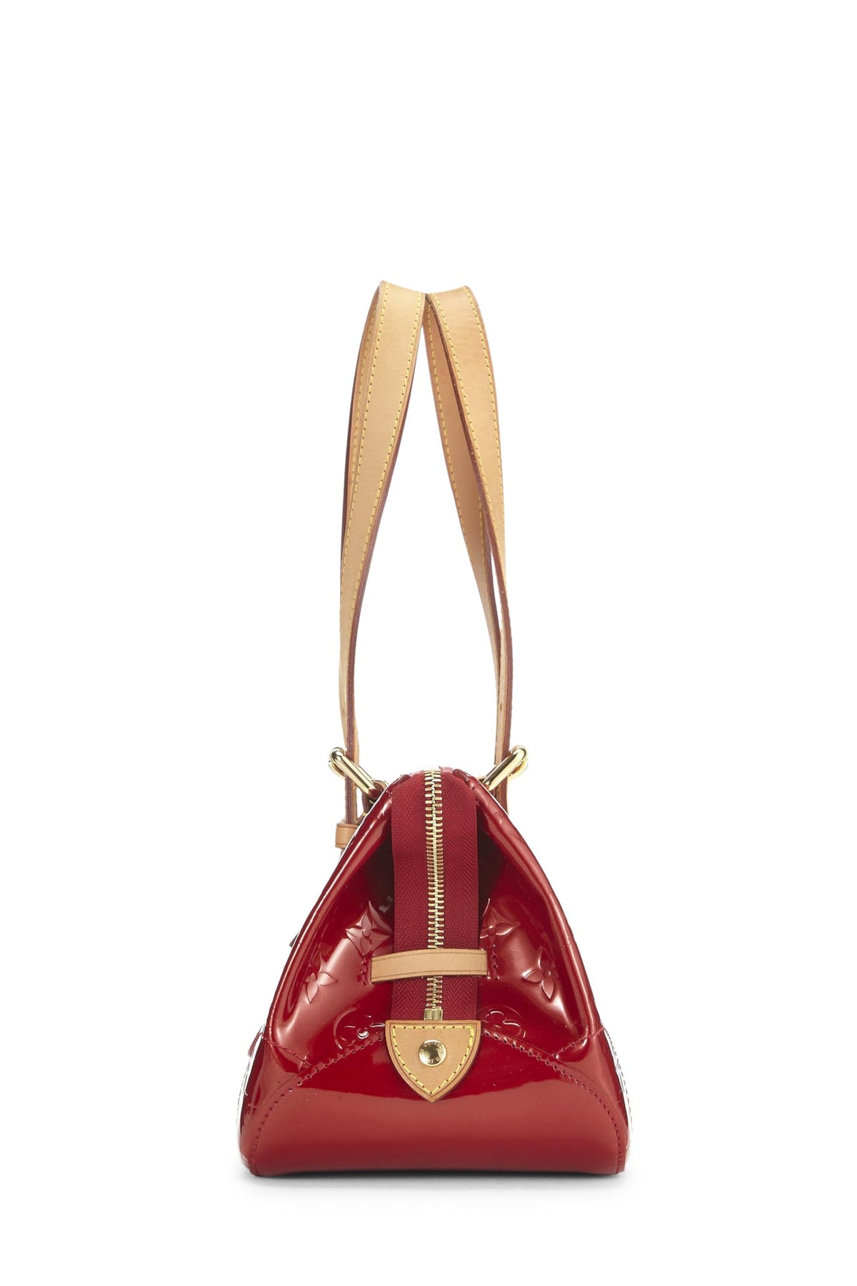 Louis Vuitton,  Pomme D'amour Monogram Vernis Rosewood Avenue, Red